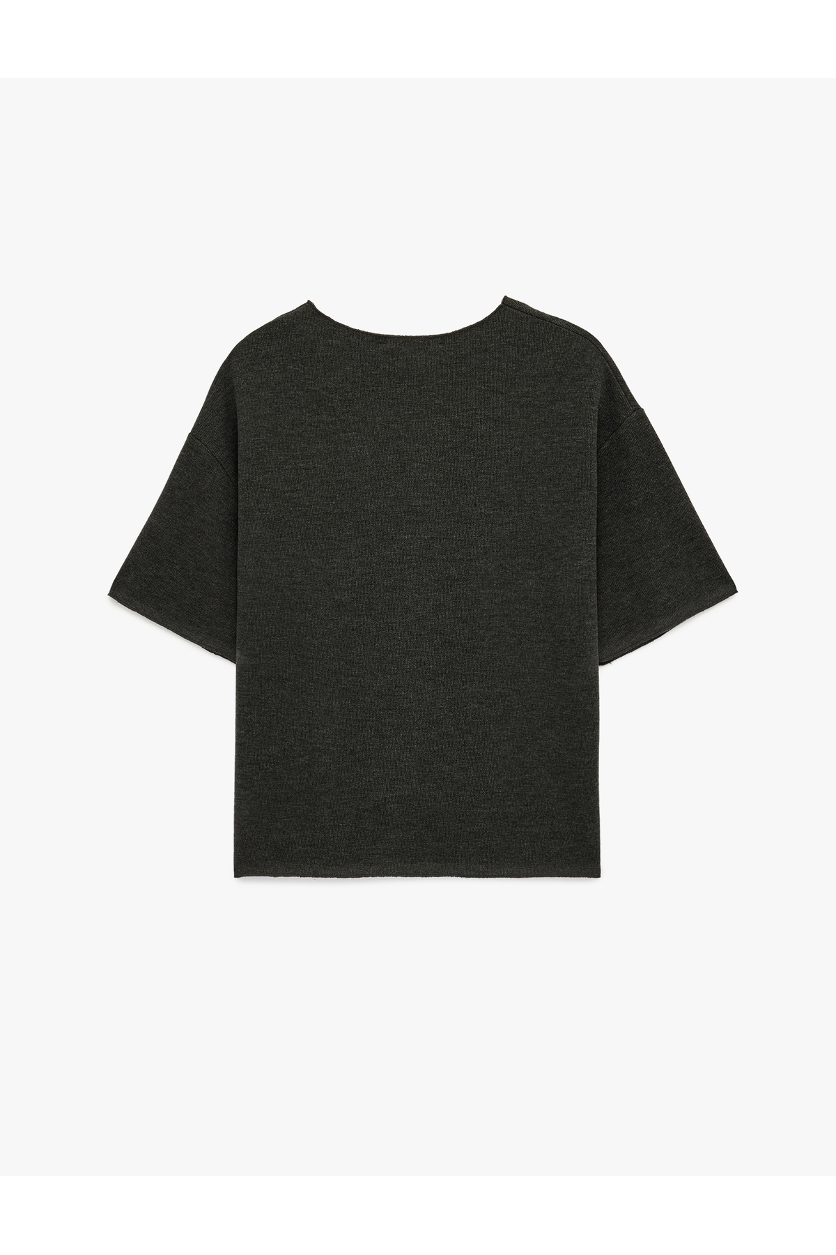 Regular Fit Kısa Kollu Bisiklet Yaka Basic Tişört