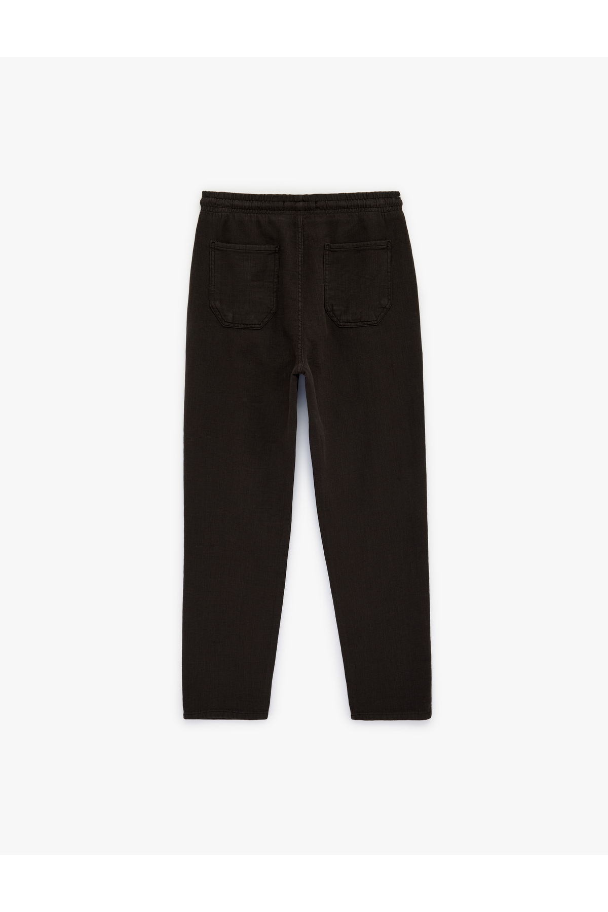 Regular Fit Pamuklu Cepli Beli Bağcıklı Pantolon