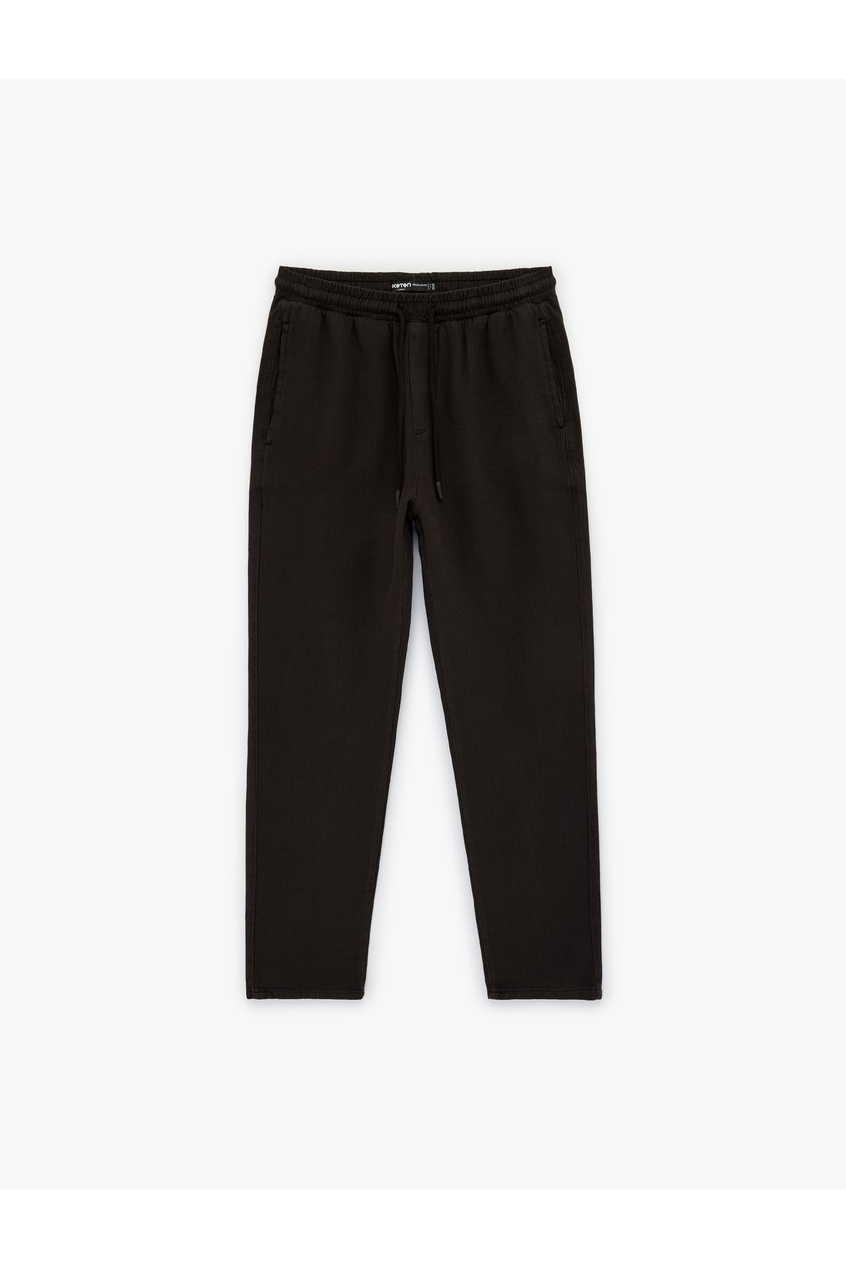 Regular Fit Pamuklu Cepli Beli Bağcıklı Pantolon