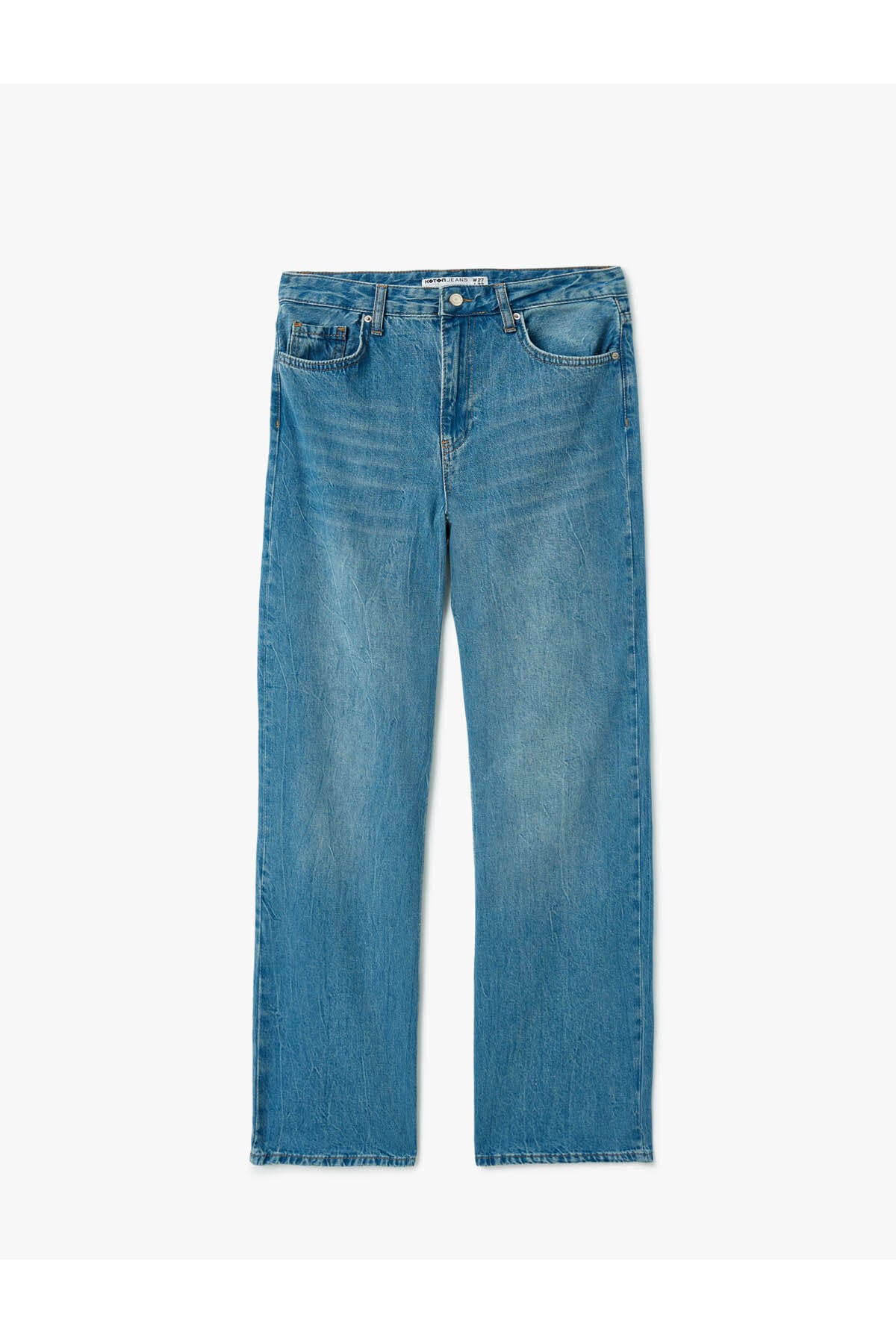 Relax Fit Geniş Paça Denim Pantolon - Wide Leg Jeans