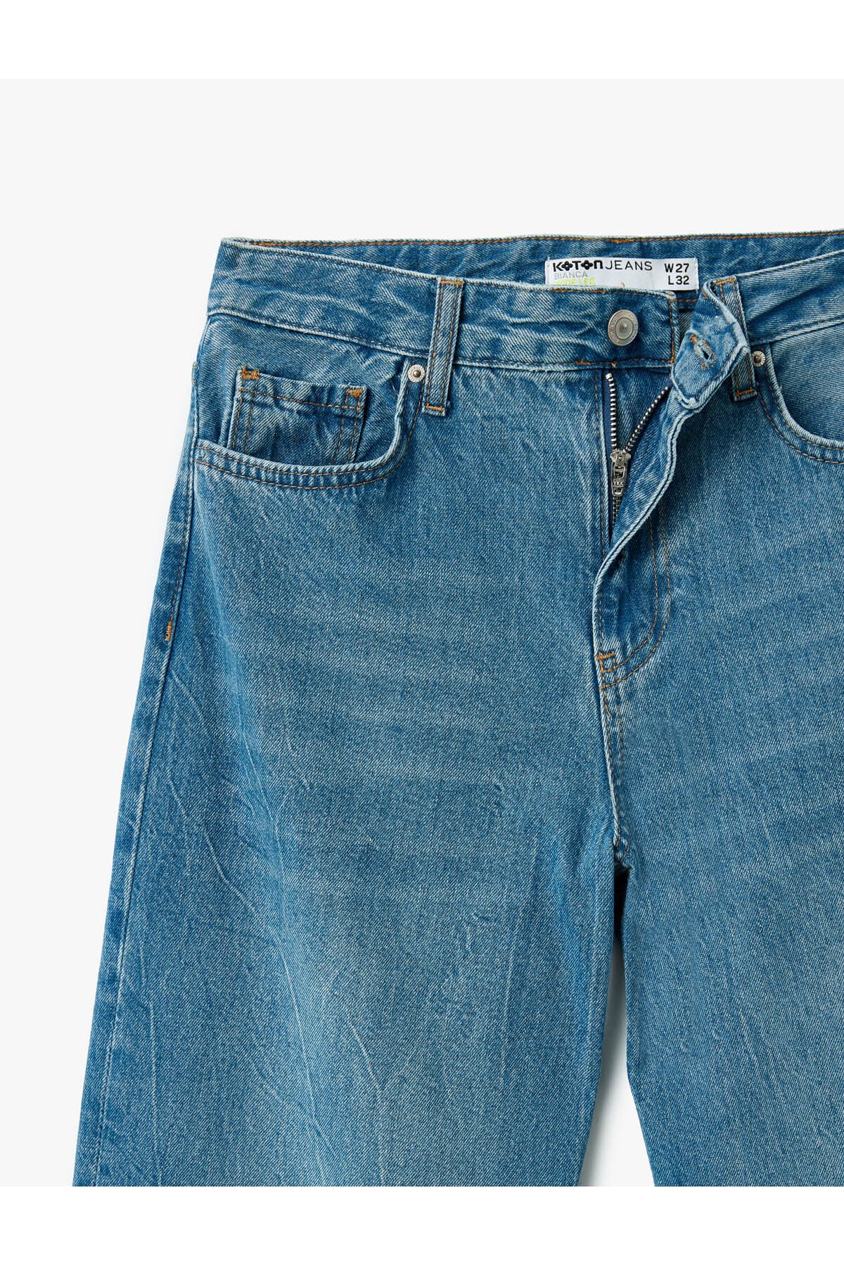 Relax Fit Geniş Paça Denim Pantolon - Wide Leg Jeans
