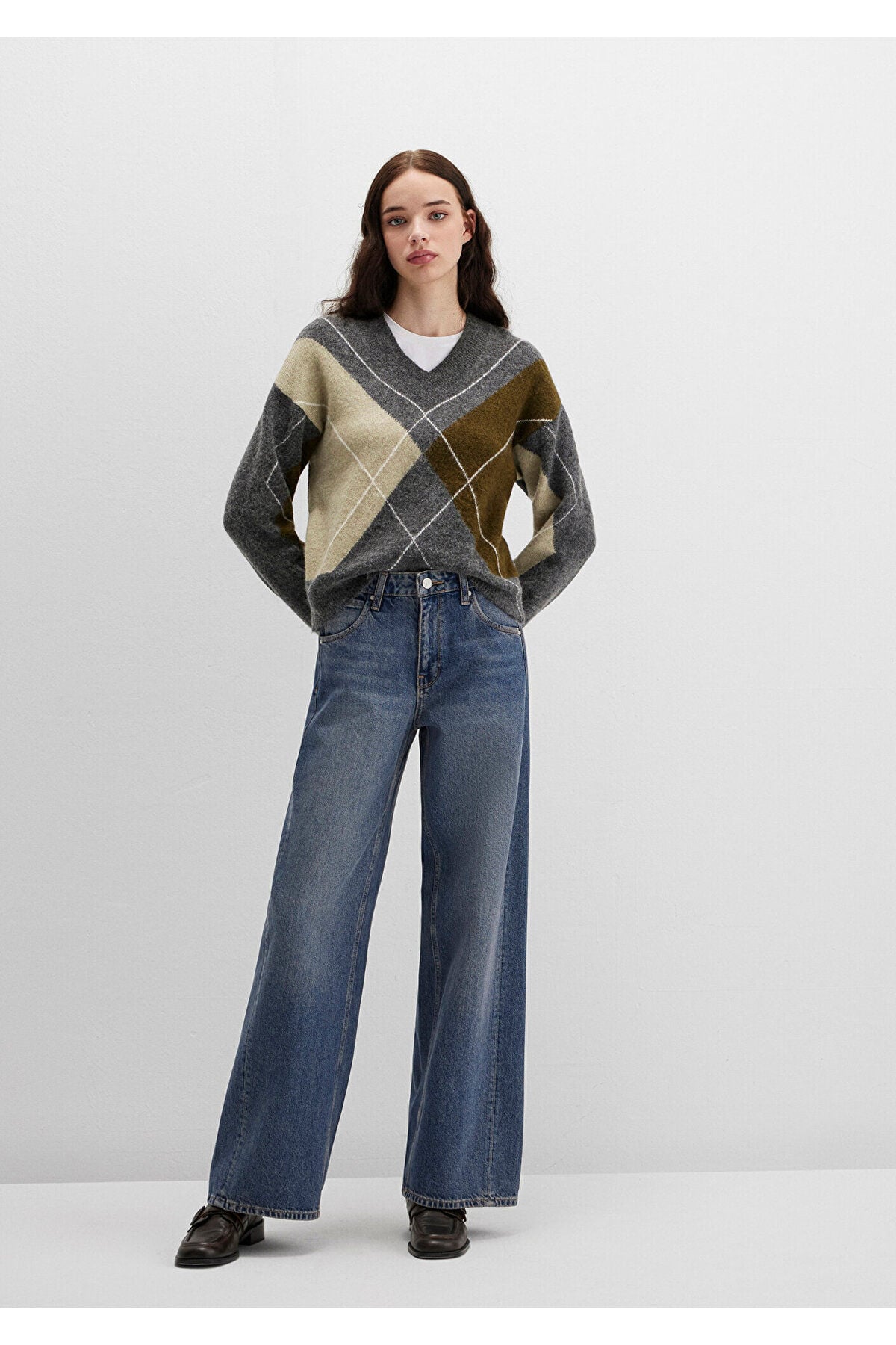 Siena Iconic Puslu Indigo Mavisi Jean Pantolon 1010763-88582