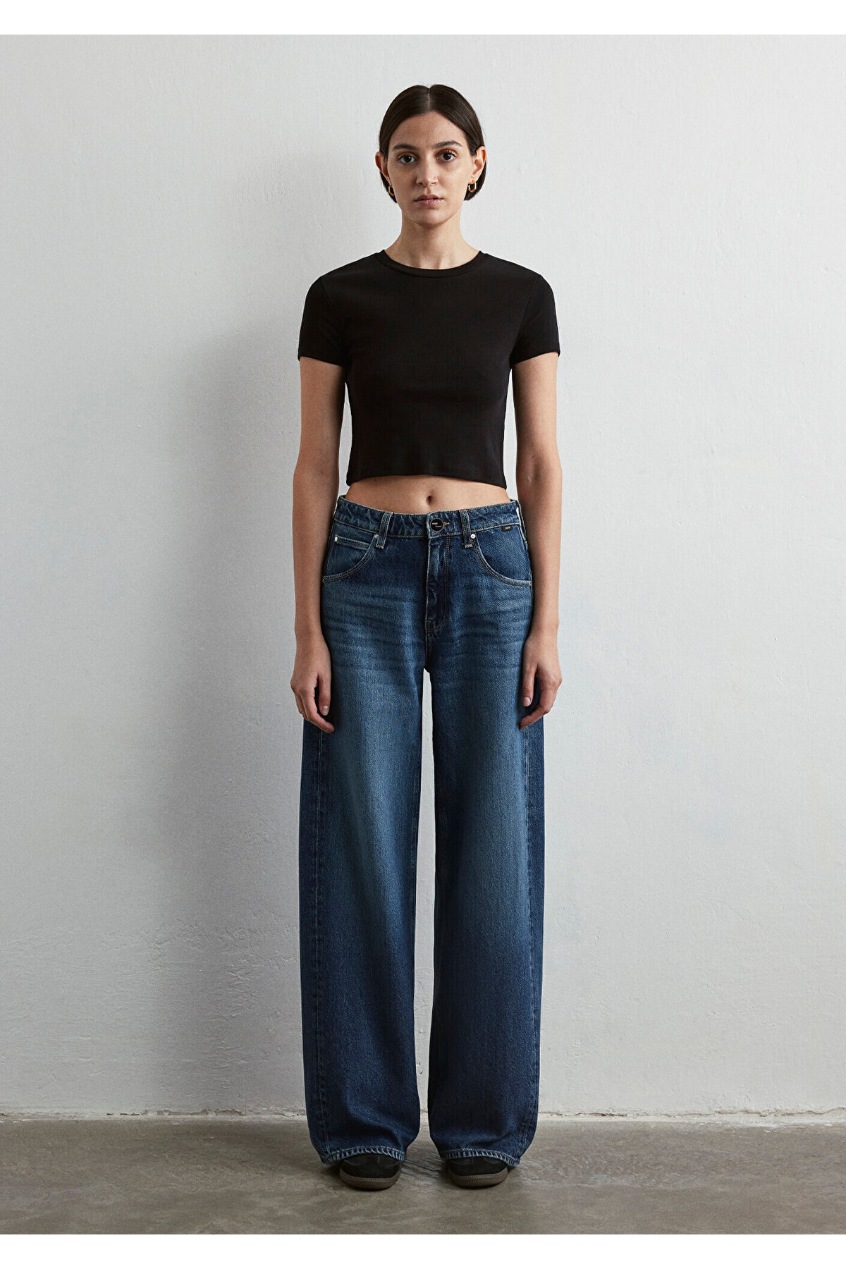 Siena Iconic Puslu Koyu Jean Pantolon 1010763-87748