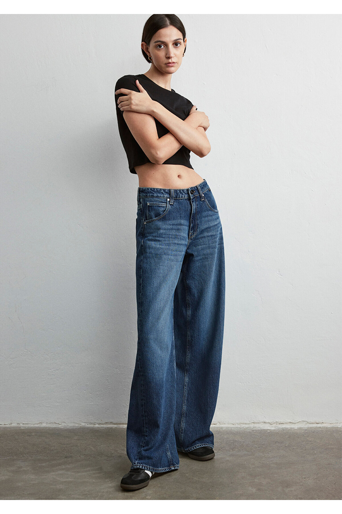 Siena Iconic Puslu Koyu Jean Pantolon 1010763-87748