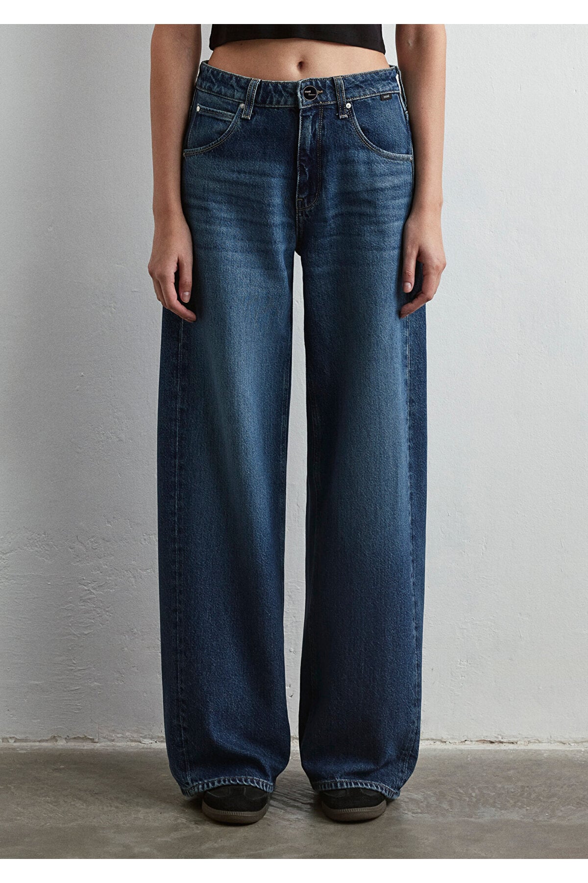 Siena Iconic Puslu Koyu Jean Pantolon 1010763-87748