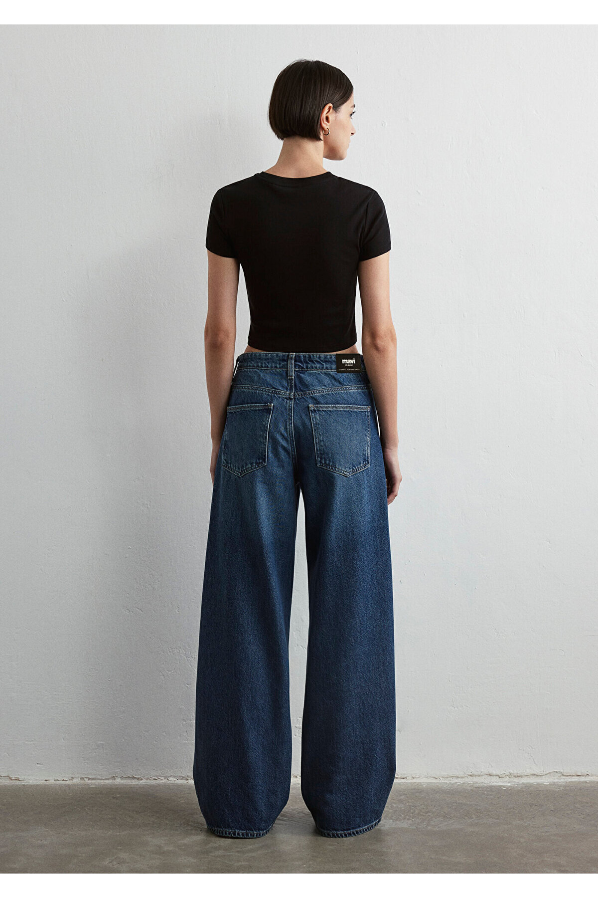 Siena Iconic Puslu Koyu Jean Pantolon 1010763-87748