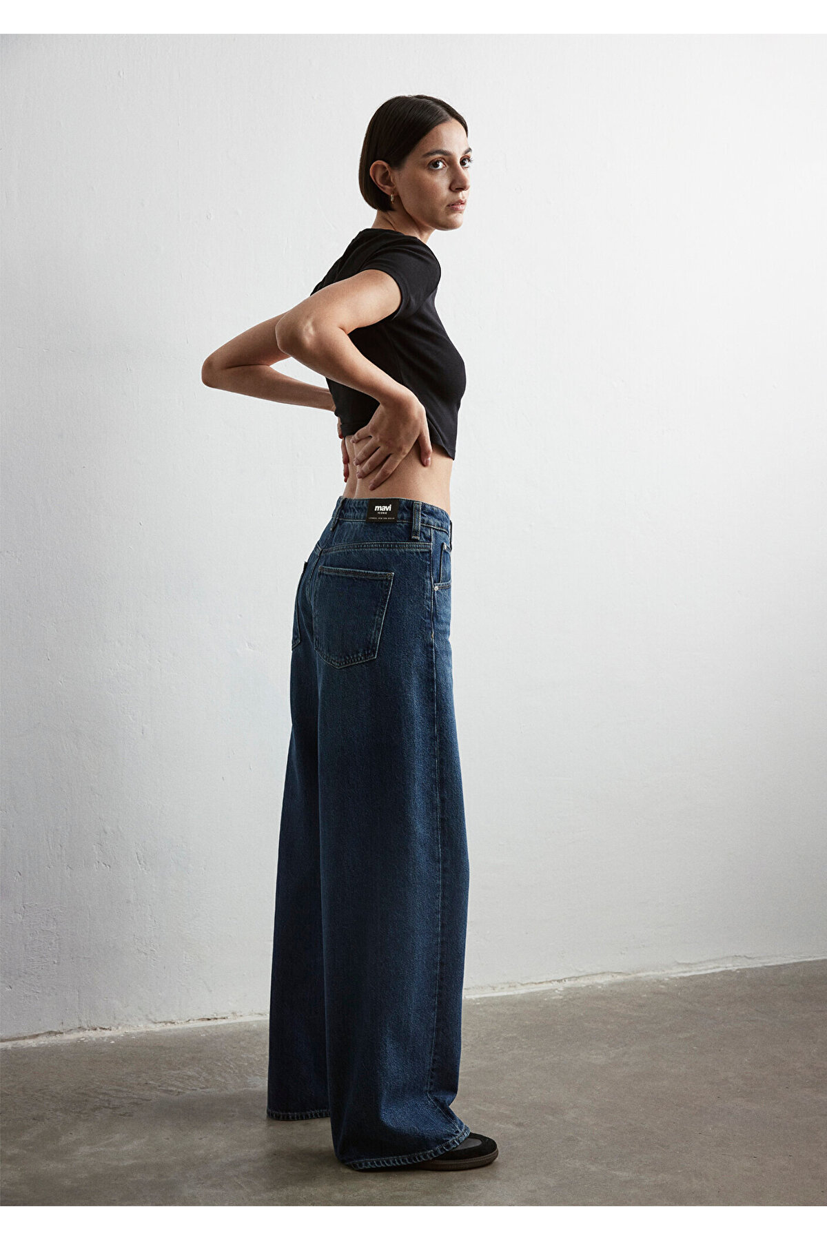 Siena Iconic Puslu Koyu Jean Pantolon 1010763-87748