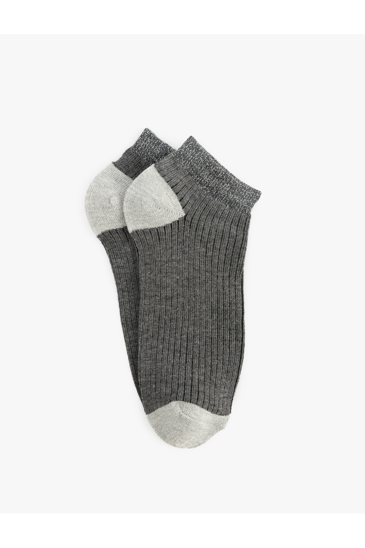 Simli Dokulu Patik Çorap