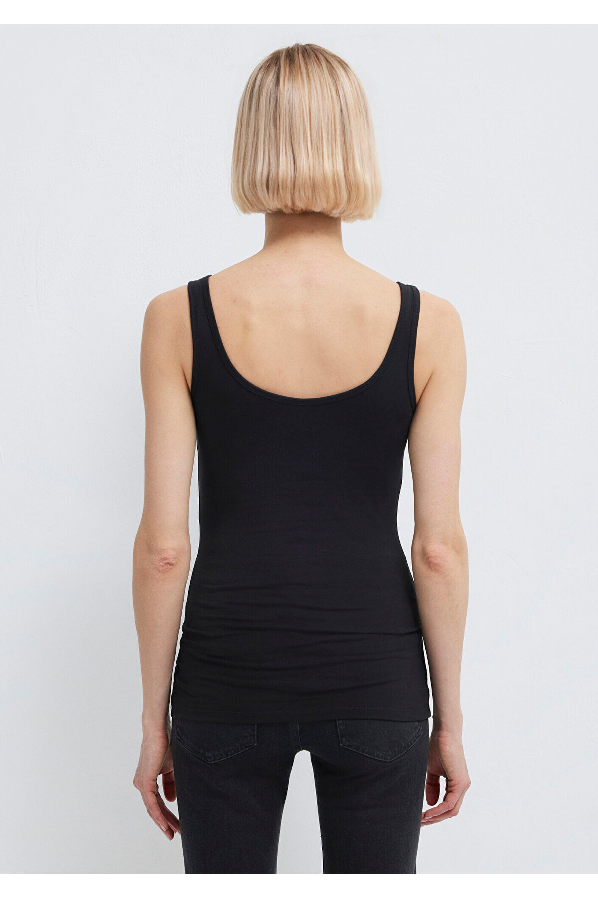 Siyah Basic Stretch Atlet Fitted / Vücuda Oturan Kesim 164156-900