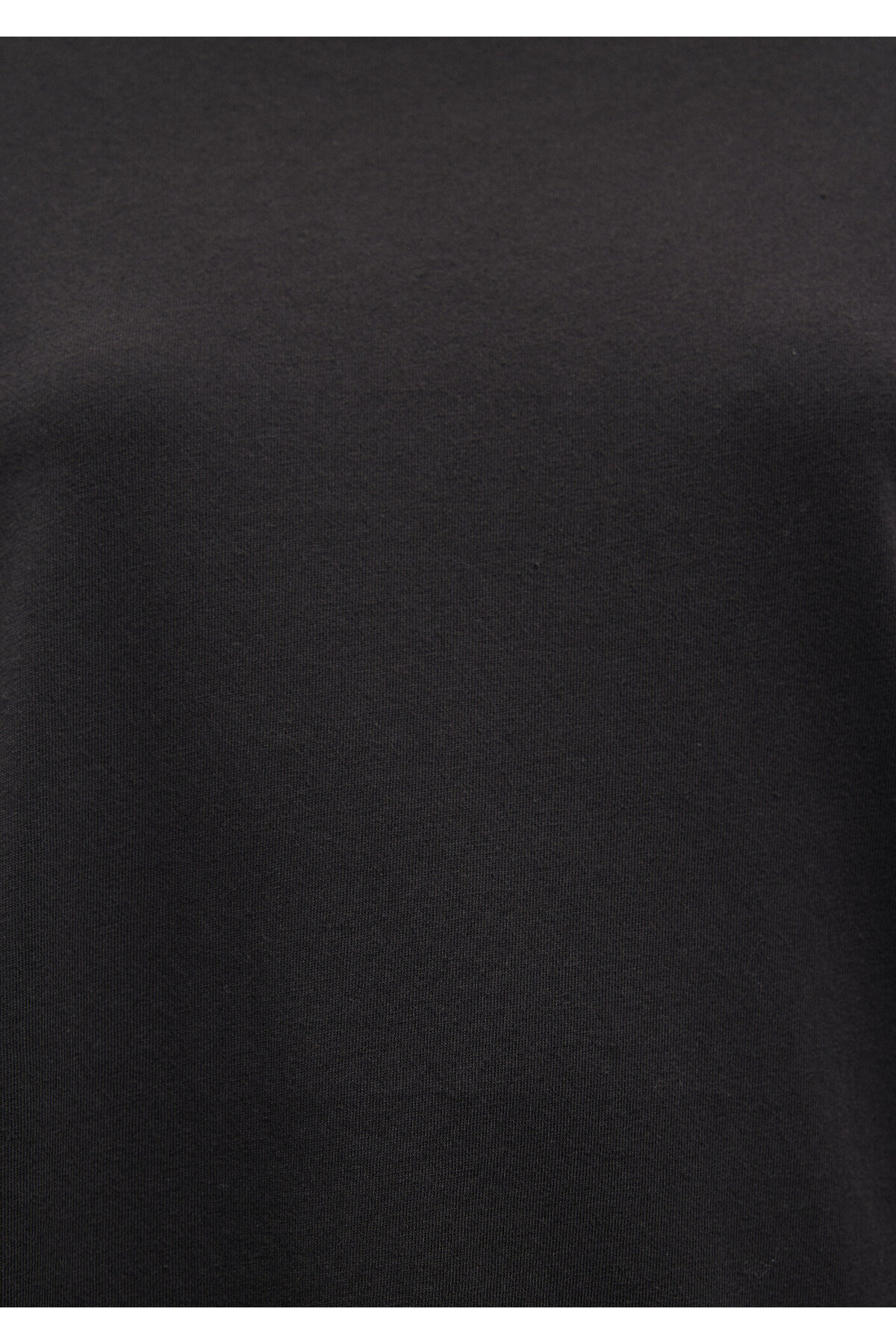 Siyah Basic Tişört Oversize / Geniş Kesim 1610317-900