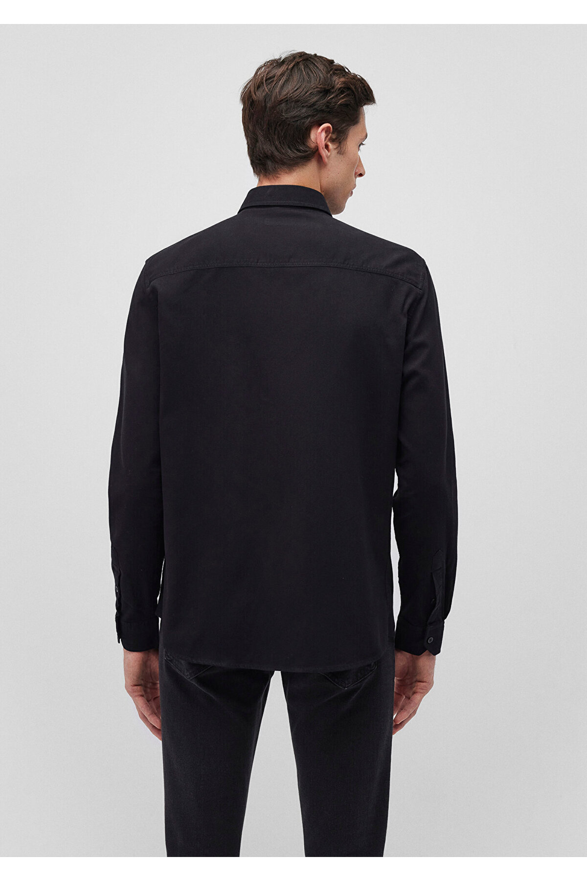 Siyah Gömlek Slim Fit / Dar Kesim 0211192-900