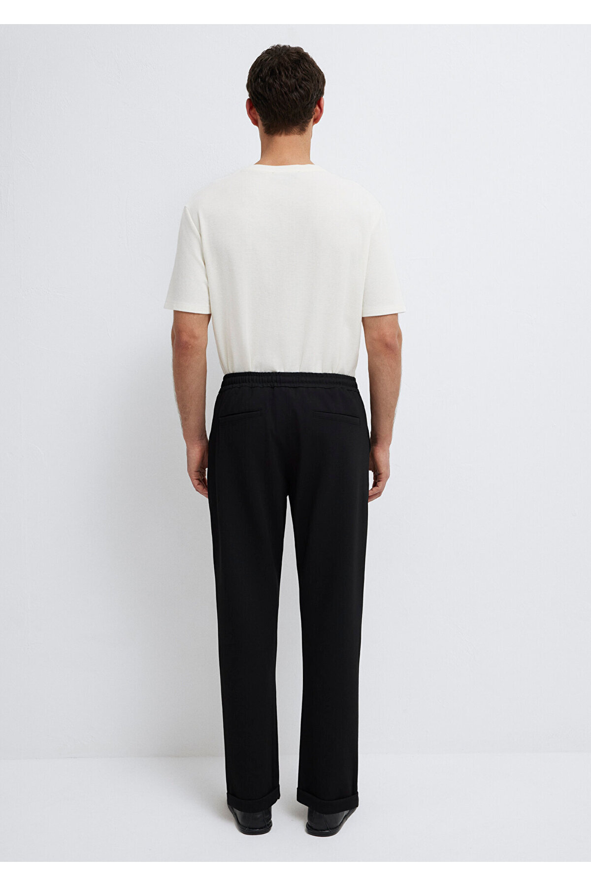 Siyah Örme Pantolon 0010460-900