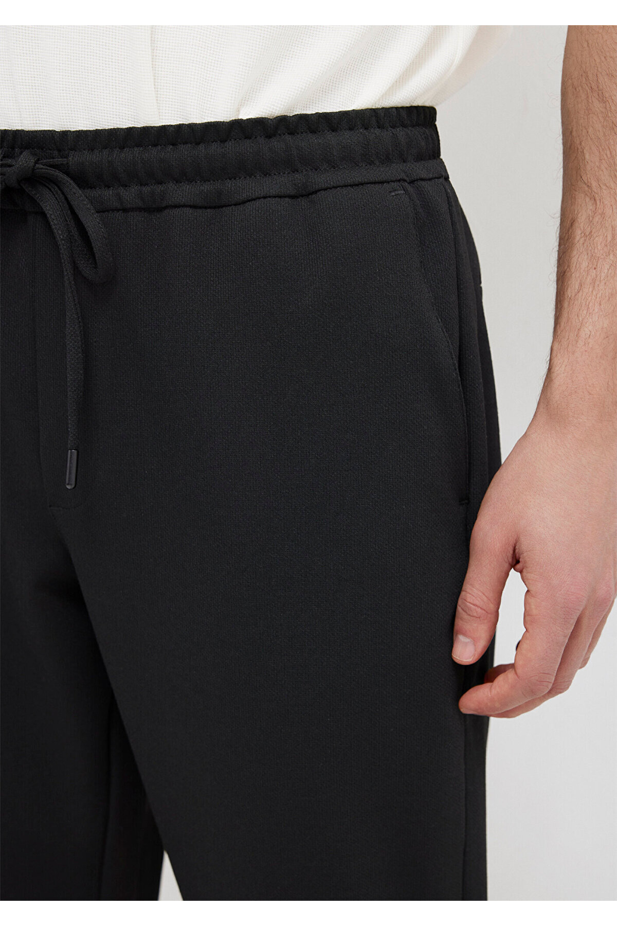 Siyah Örme Pantolon 0010460-900