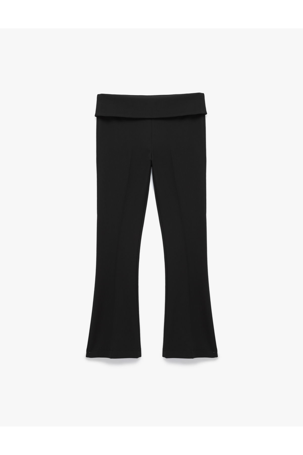 Slim Fit Beli Kat Detaylı İspanyol Paça Pantolon
