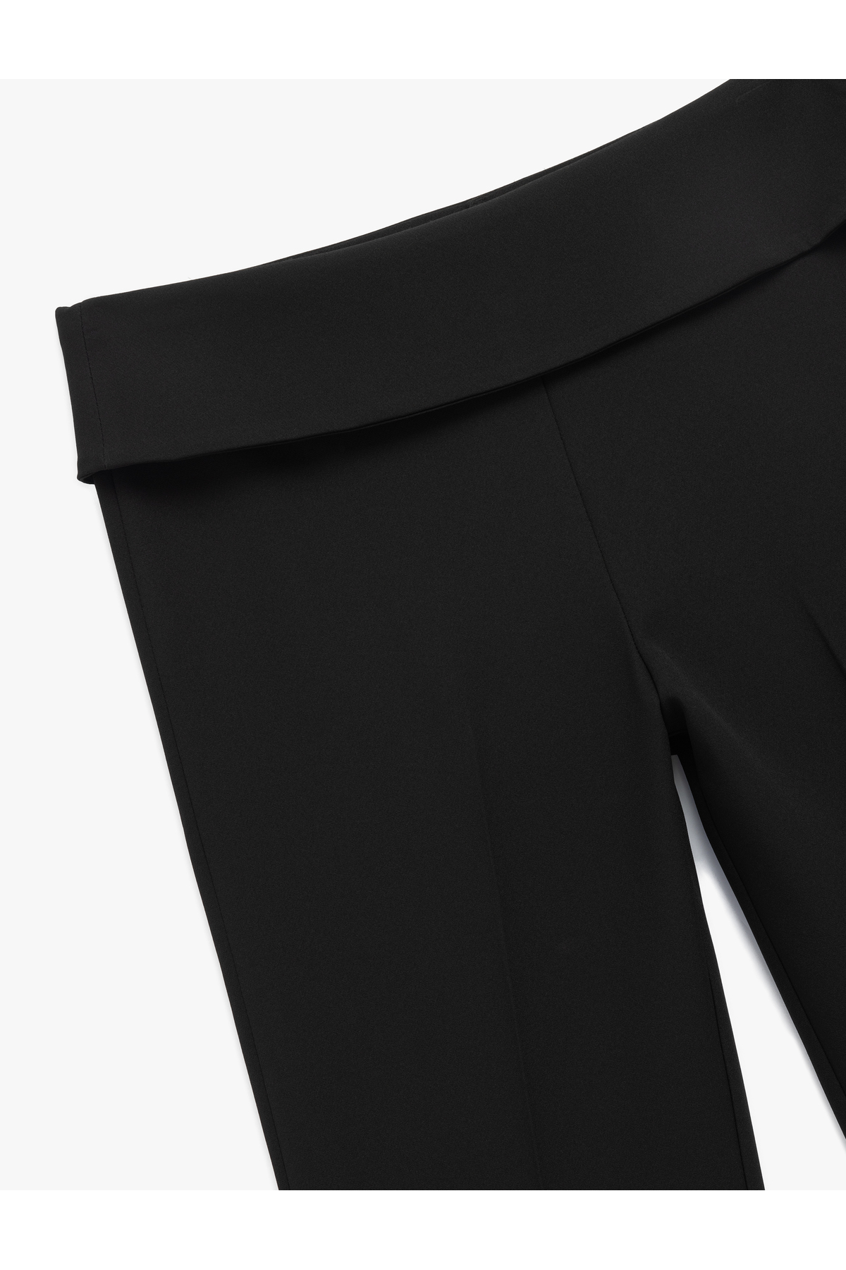 Slim Fit Beli Kat Detaylı İspanyol Paça Pantolon