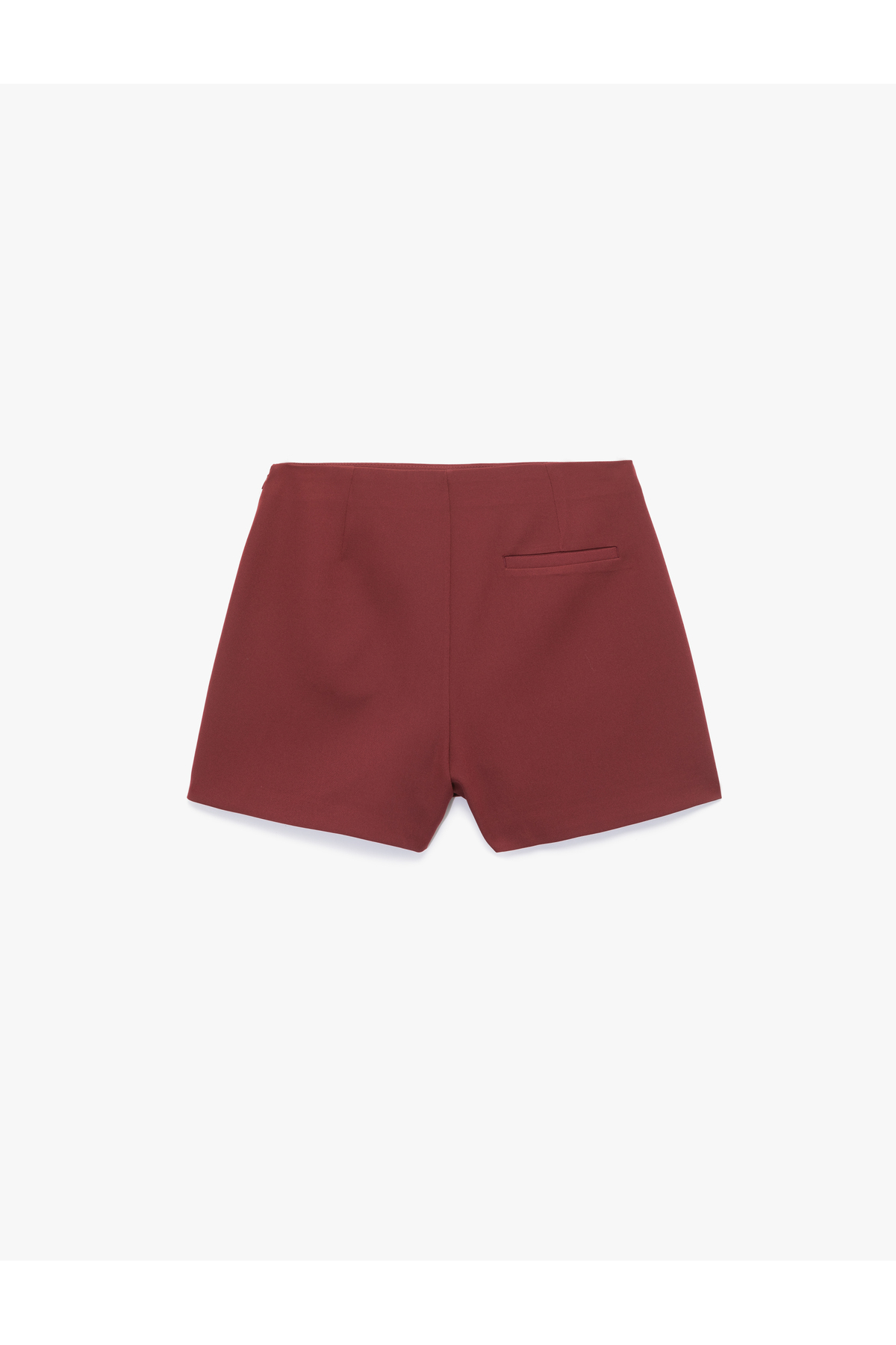 Slim Fit Cep Detaylı Mini Şort Etek