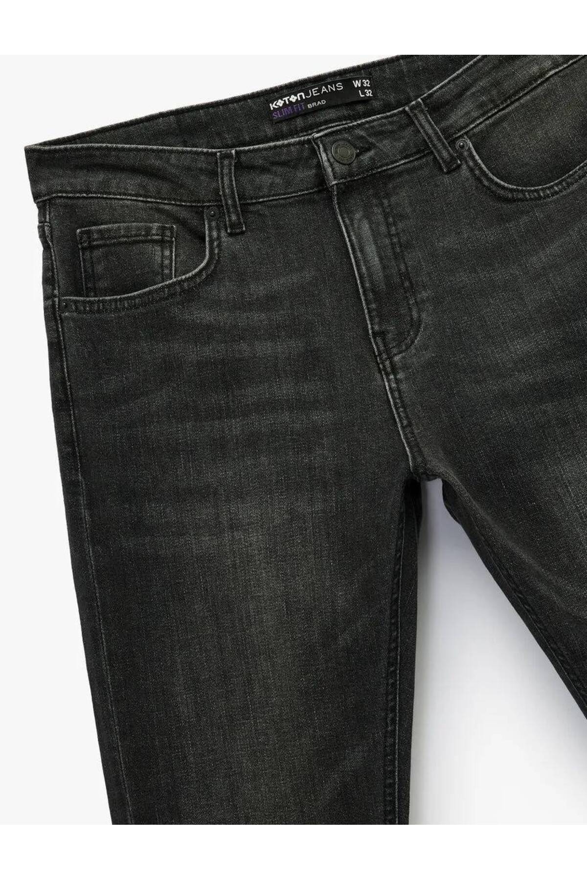 Slim Fit Cepli Jean Pantolon - Slim Fit Brad Jeans