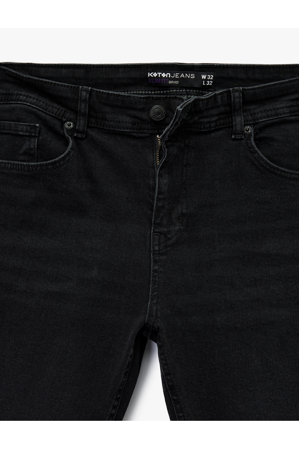 Slim Fit Cepli Pamuklu Jean Pantolon - Slim Fit Bread Jeans