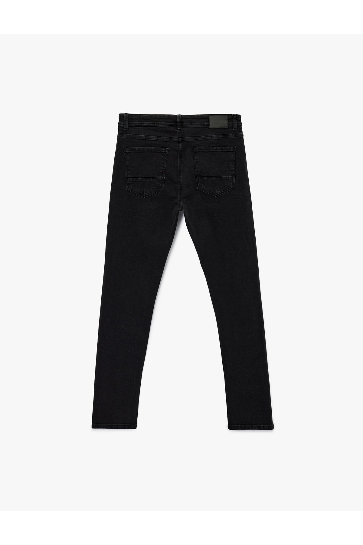 Slim Fit Cepli Pamuklu Jean Pantolon - Slim Fit Bread Jeans