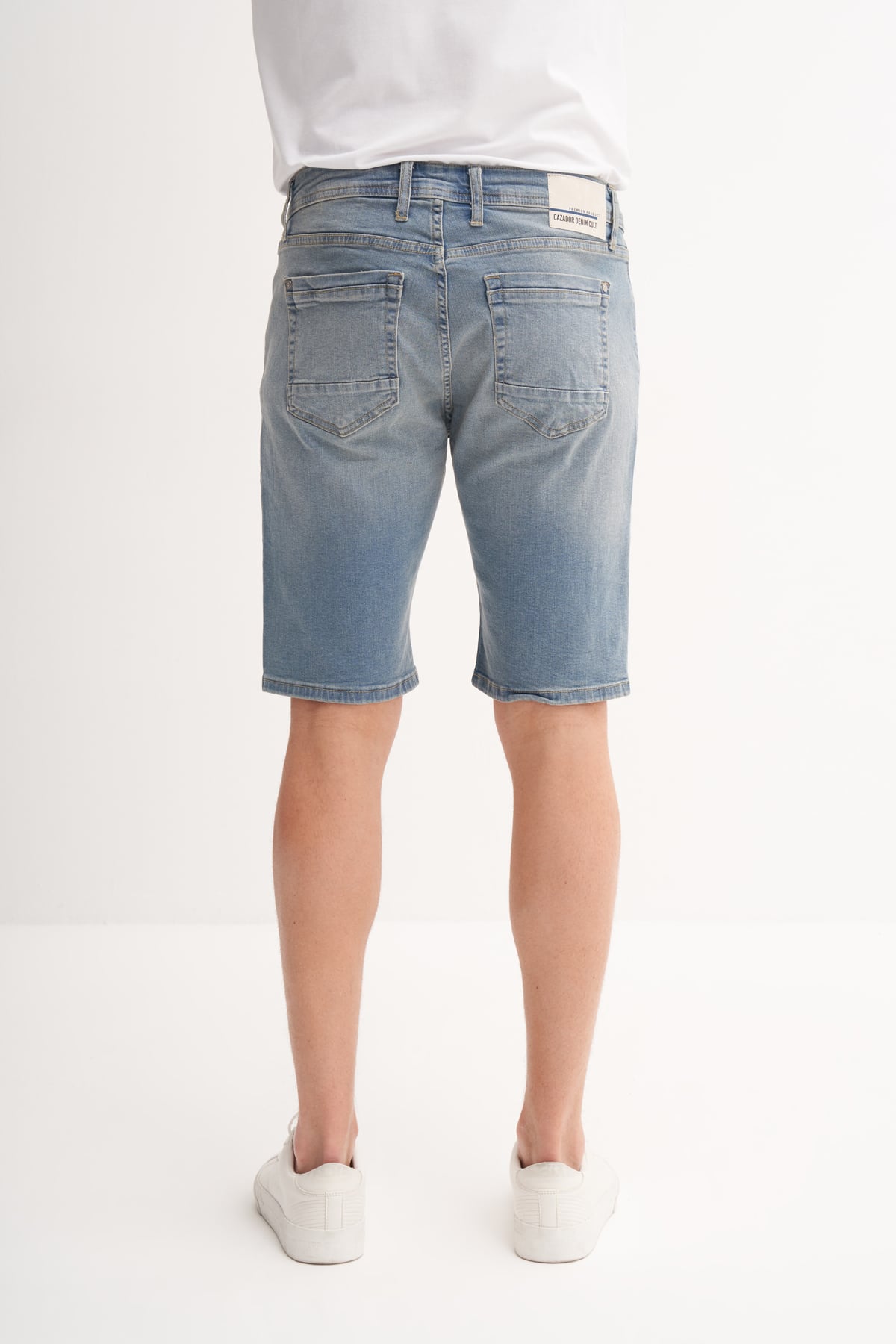 Slim Fit Dar Kesim Dar Paça Kısa Denim Şort