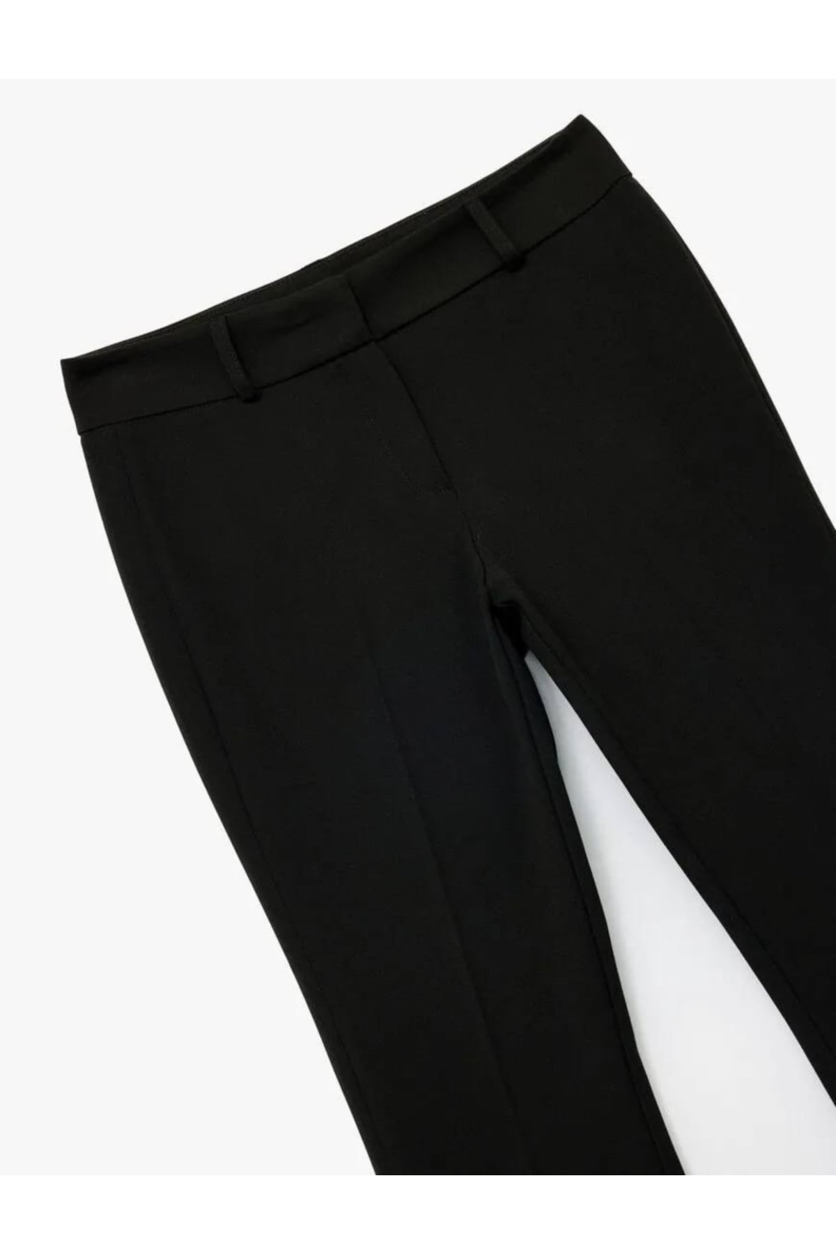Slim Fit İspanyol Paça Kumaş Pantolon