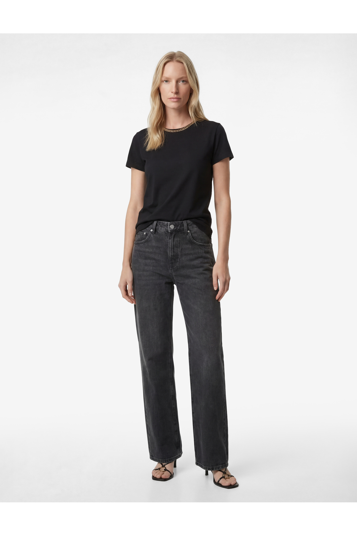 Slim Fit Kısa Kollu Bisiklet Yaka Pamuklu Tişört