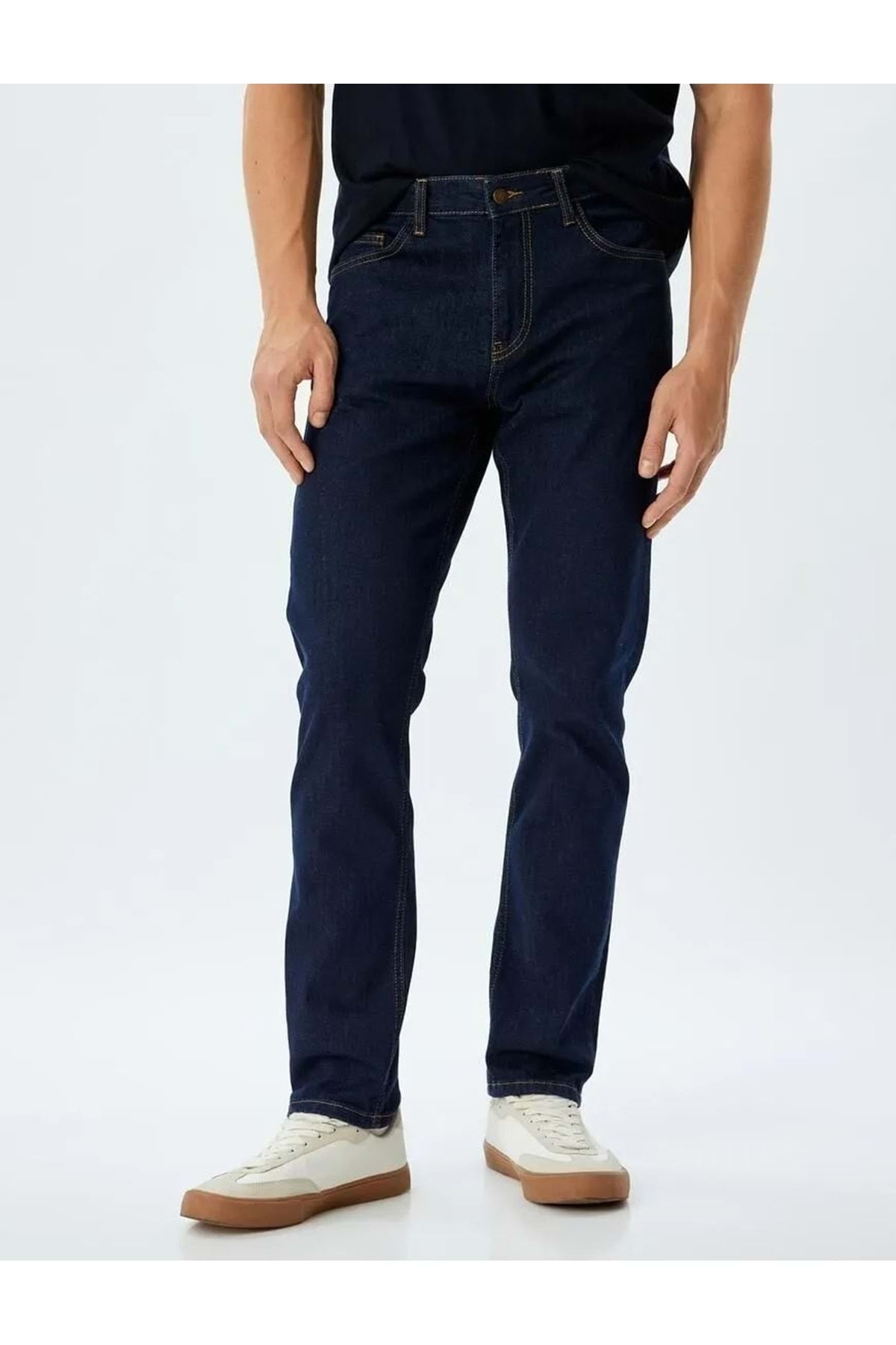 Slim Fit Kot Pantolon - Brad Jean 5wam40112ıd Koyu Indigo