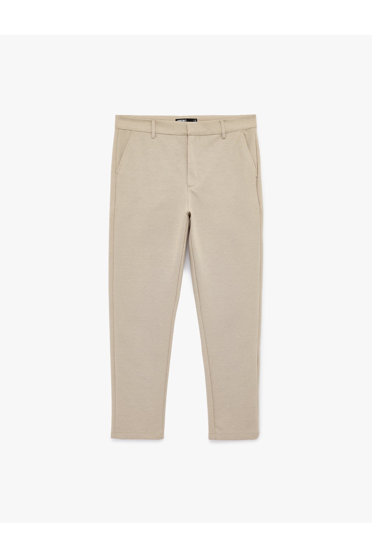 Slim Fit Normal Bel Cepli Kumaş Pantolon