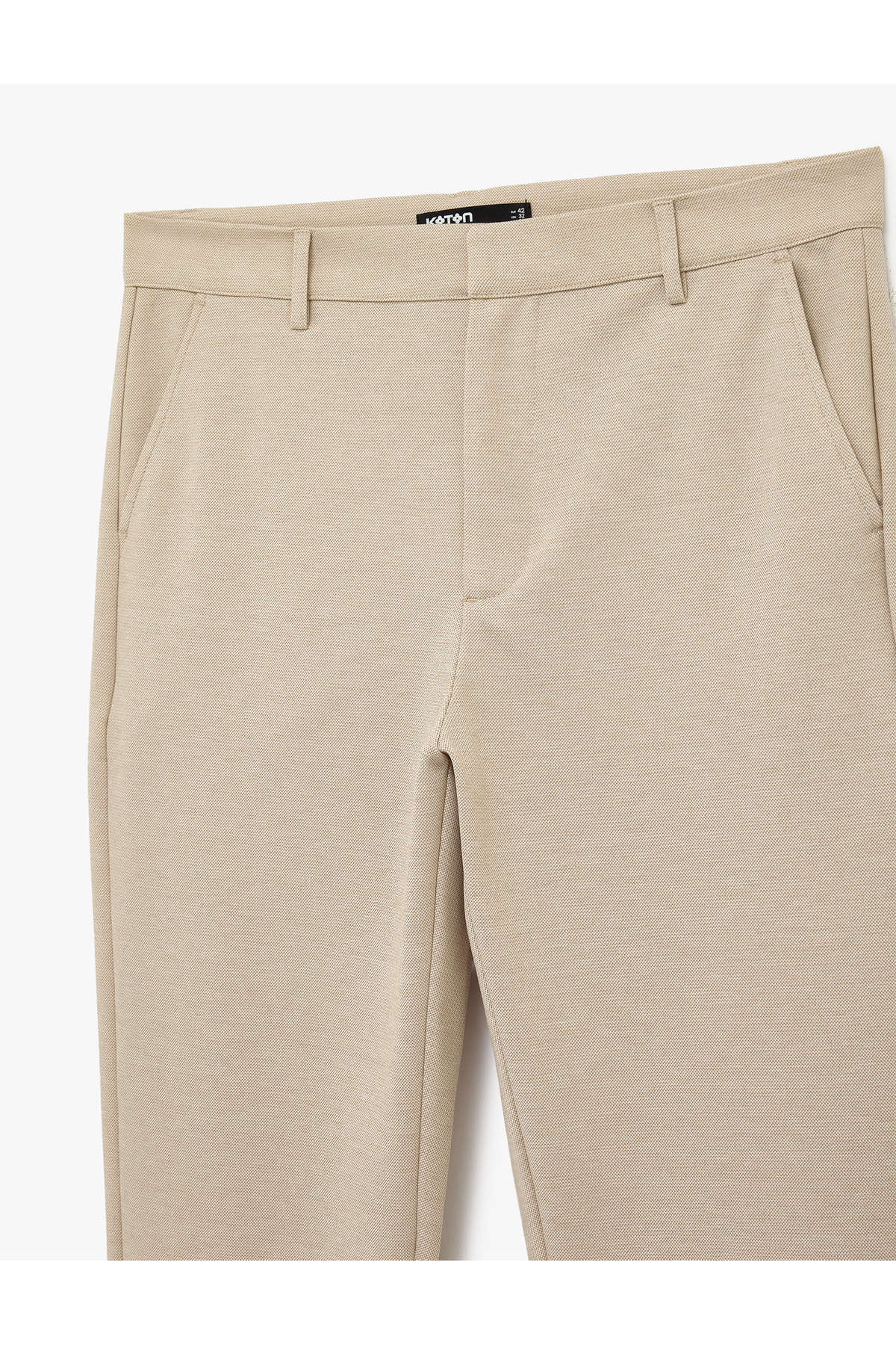 Slim Fit Normal Bel Cepli Kumaş Pantolon