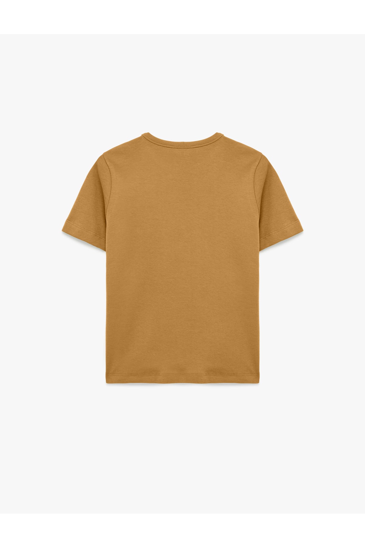 Slim Fit Pamuklu Kısa Kollu Bisiklet Yaka Basic Tişört