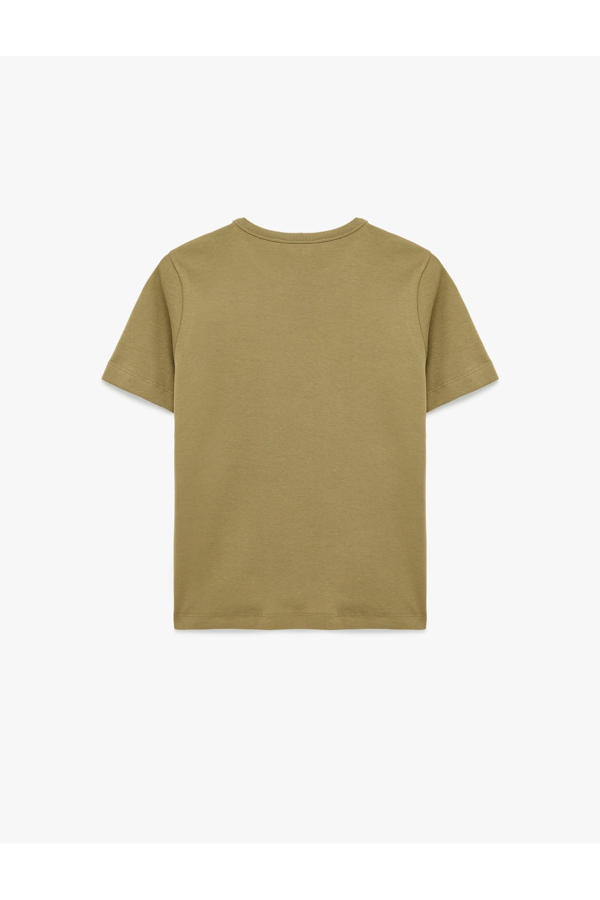 Slim Fit Pamuklu Kısa Kollu Bisiklet Yaka Basic Tişört