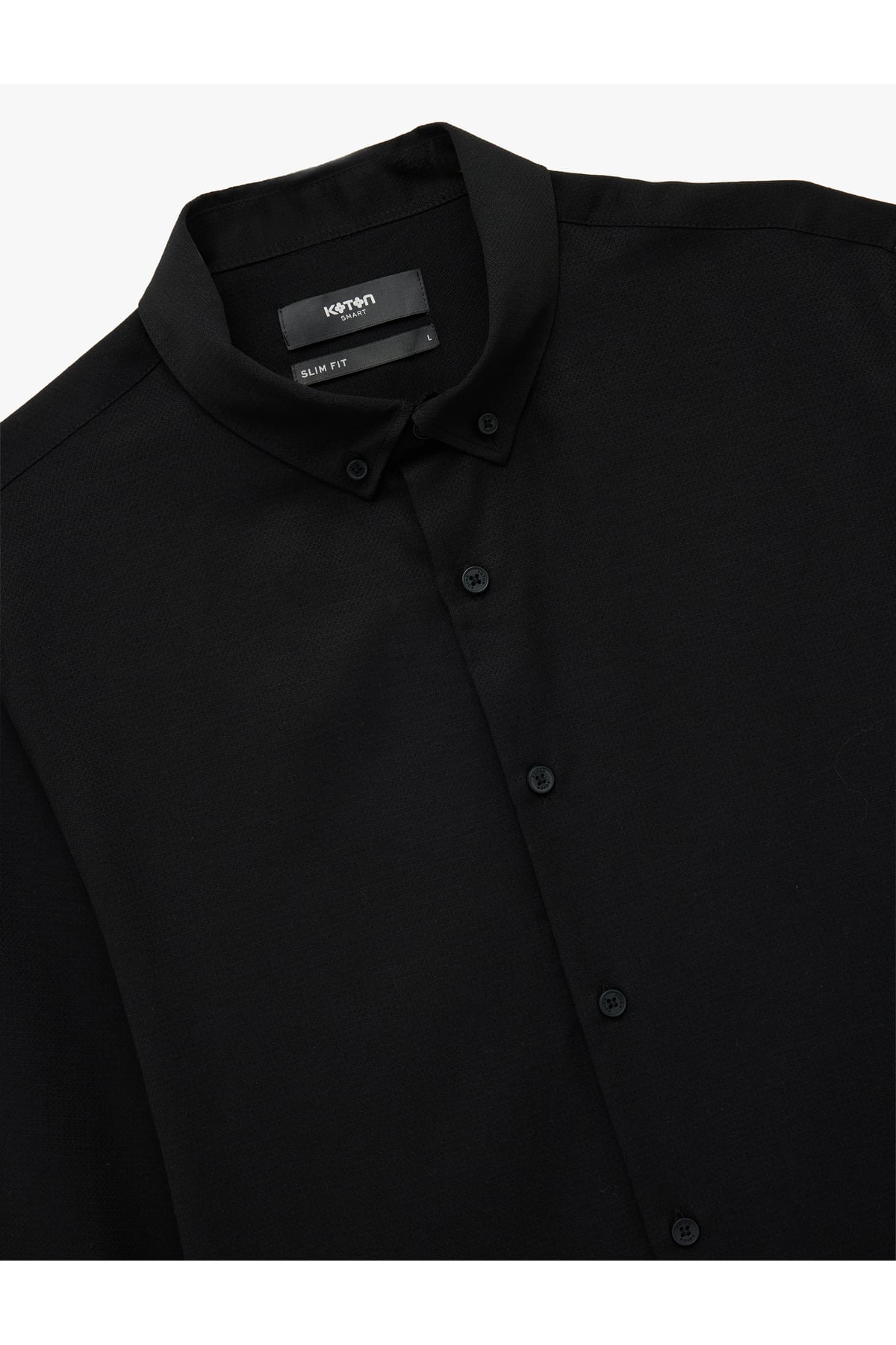 Slim Fit Uzun Kollu Düğmeli Klasik Yaka Gömlek