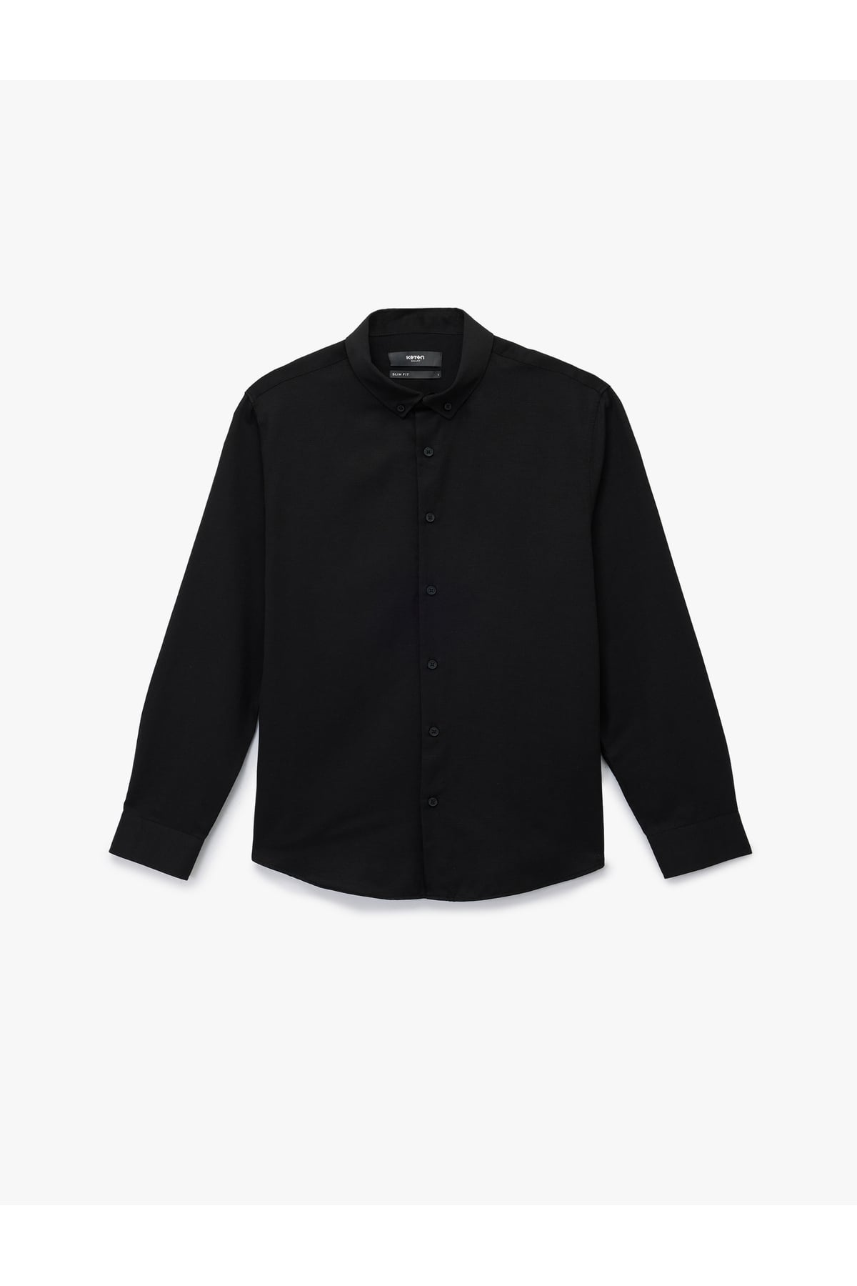 Slim Fit Uzun Kollu Düğmeli Klasik Yaka Gömlek