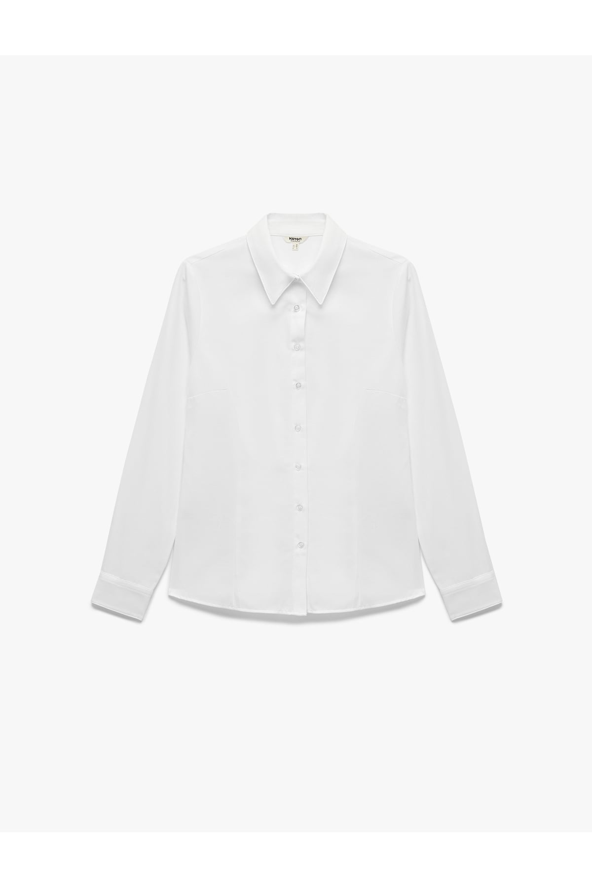 Slim Fit Uzun Kollu Klasik Yaka Poplin Gömlek