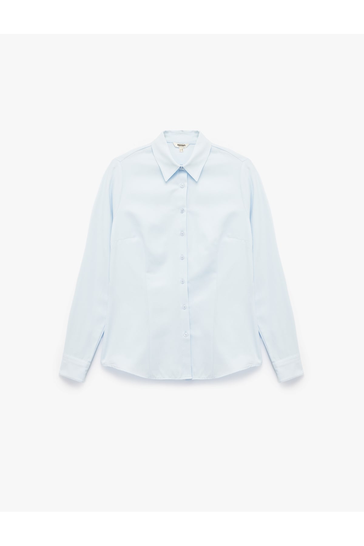 Slim Fit Uzun Kollu Klasik Yaka Poplin Gömlek