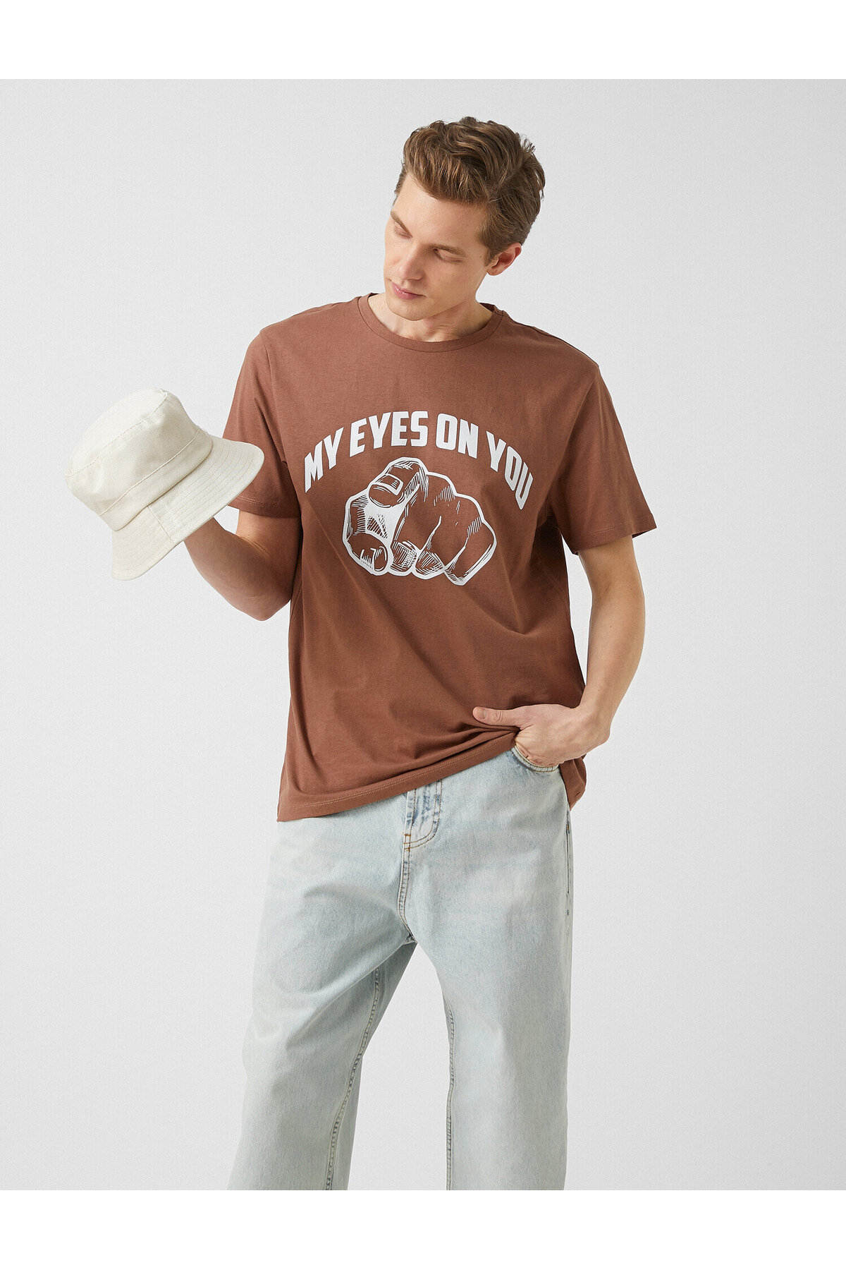 Slogan Printed T-shirt