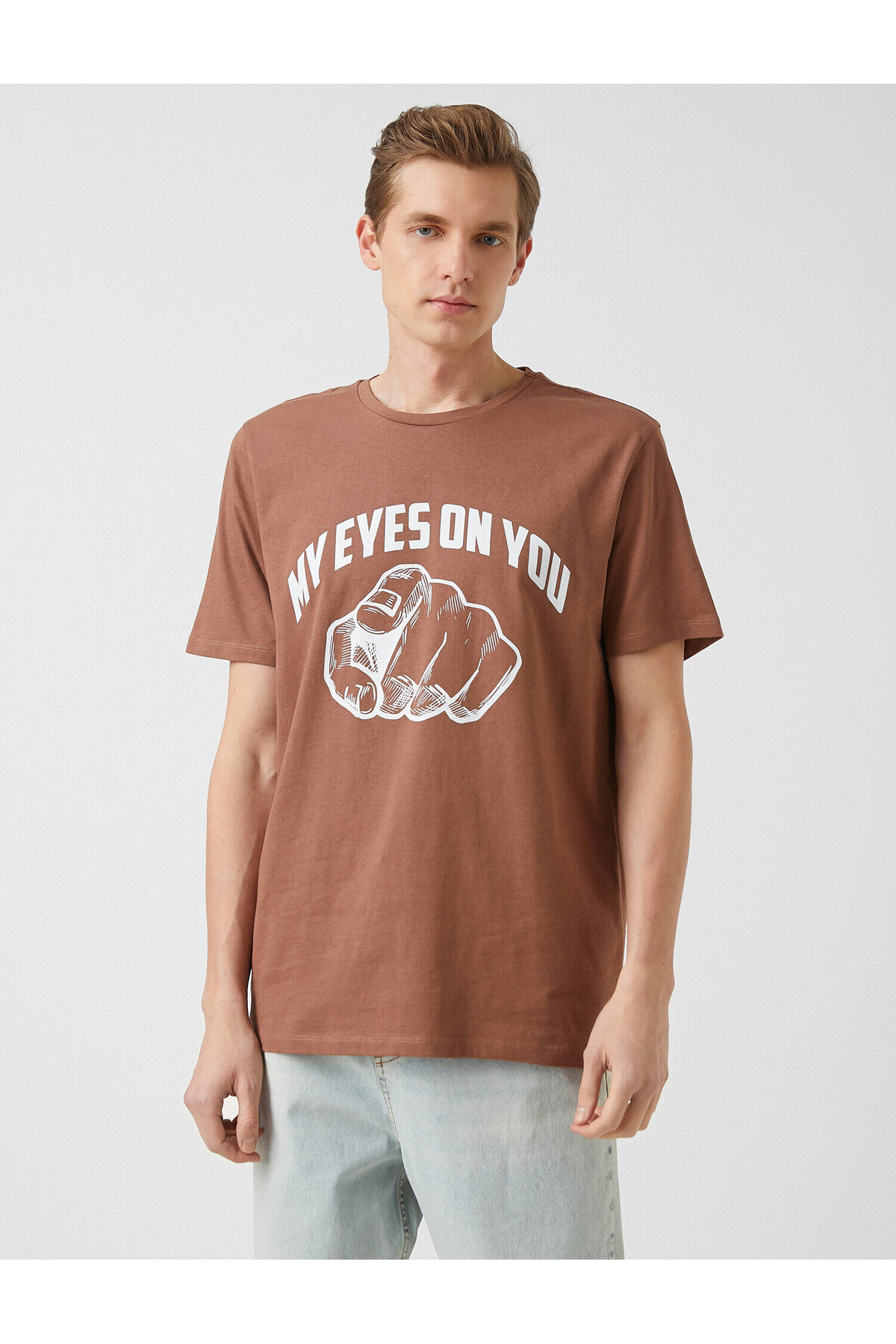 Slogan Printed T-shirt