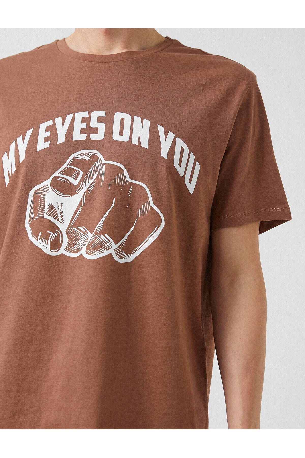 Slogan Printed T-shirt