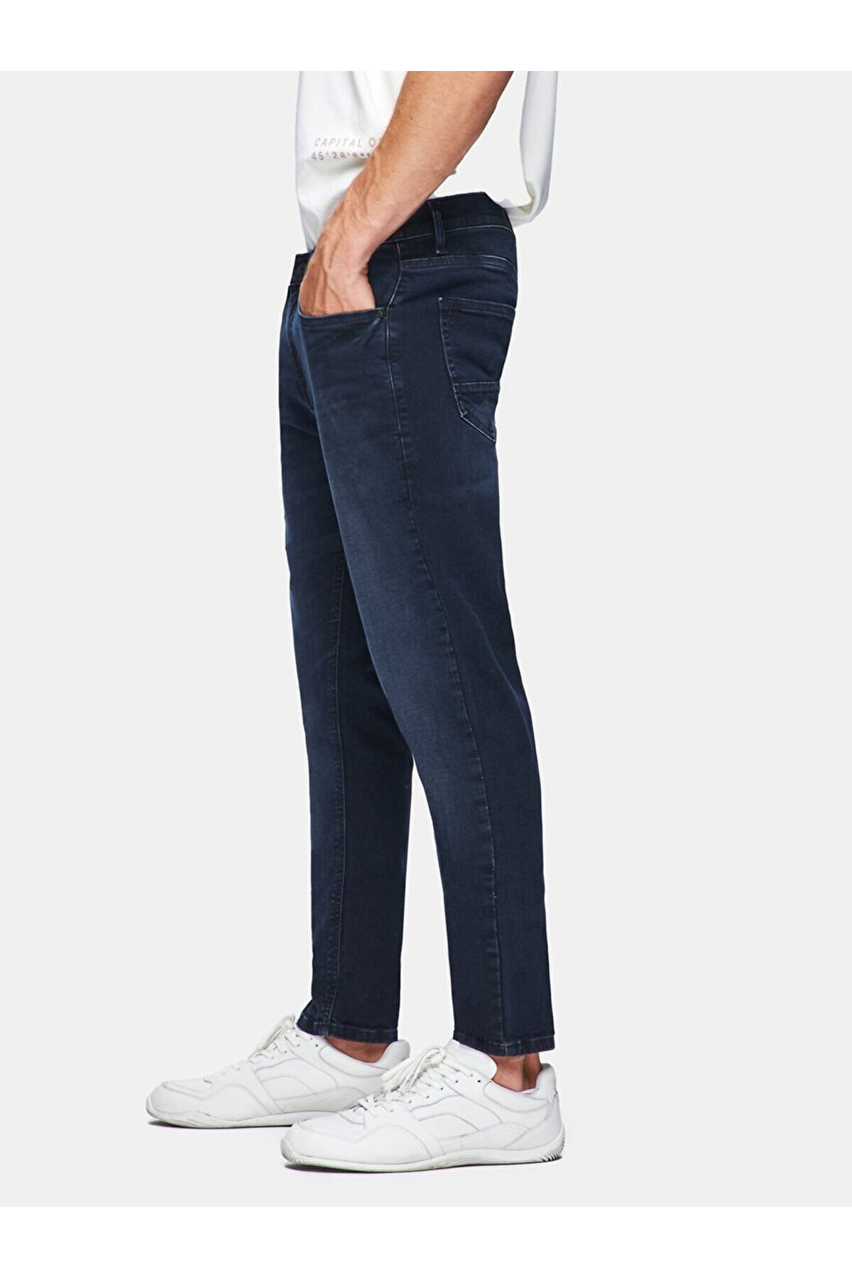 Smarty Dar Paça Orta Bel Jean Pantolon
