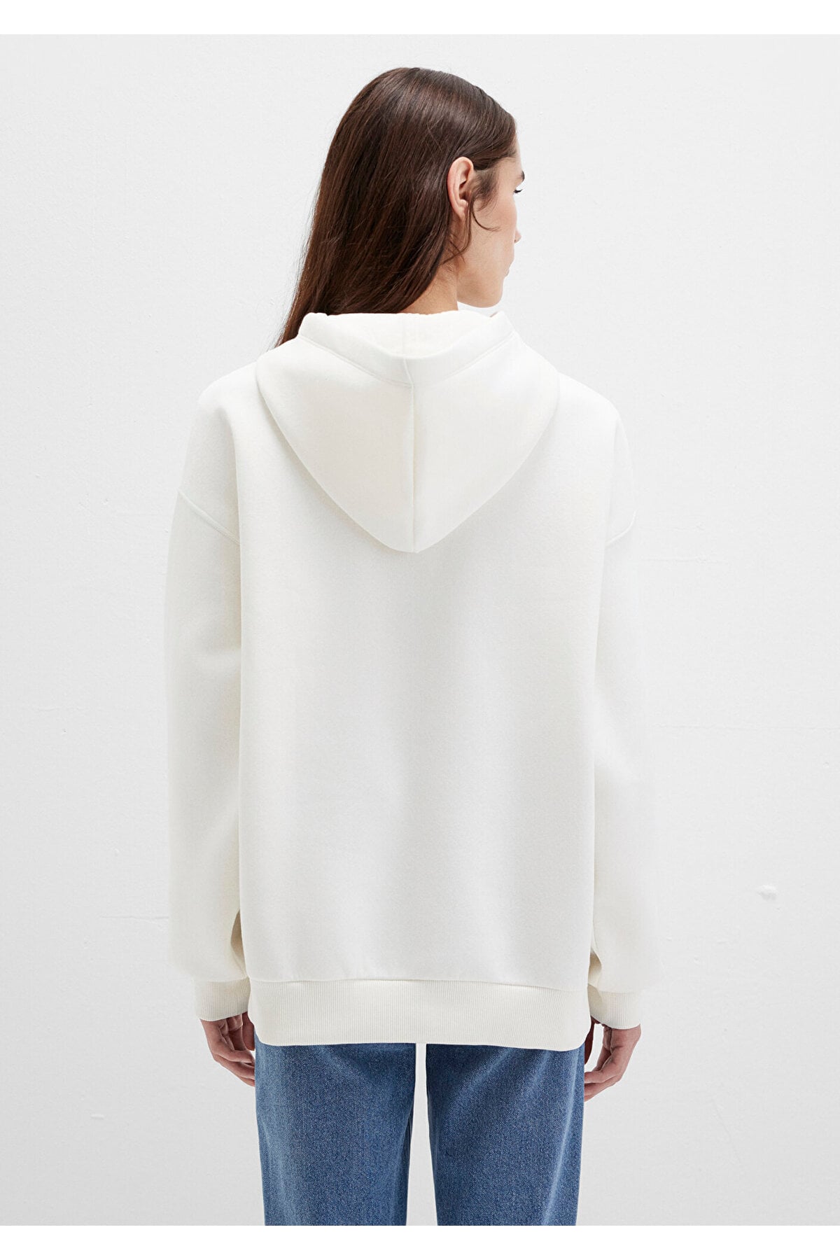 Snoopy Baskılı Ekru Sweatshirt 1S10470-80194