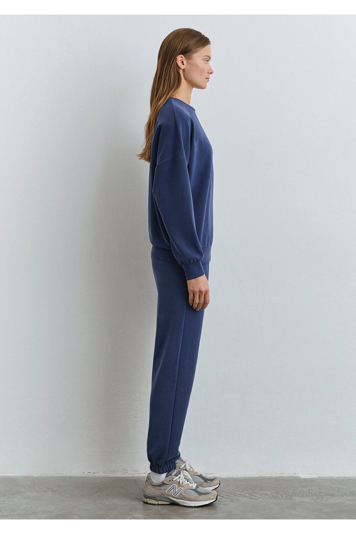 Soft-Premium Lacivert (TENCEL™) Modal Karışımlı Sweatshirt 168837-70491
