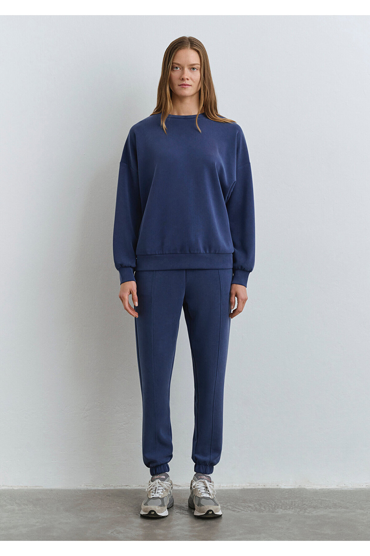 Soft-Premium Lacivert (TENCEL™) Modal Karışımlı Sweatshirt 168837-70491