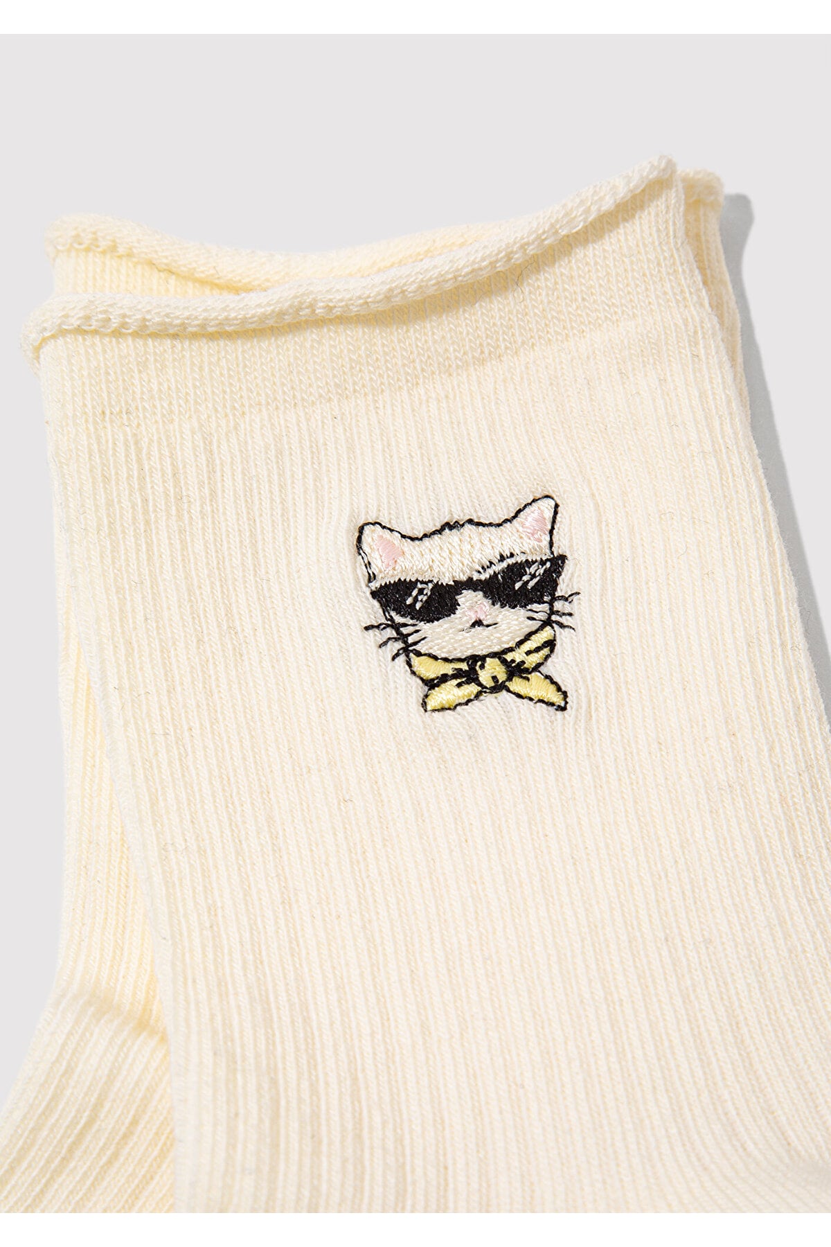 Soket Çorap Açık Ekru