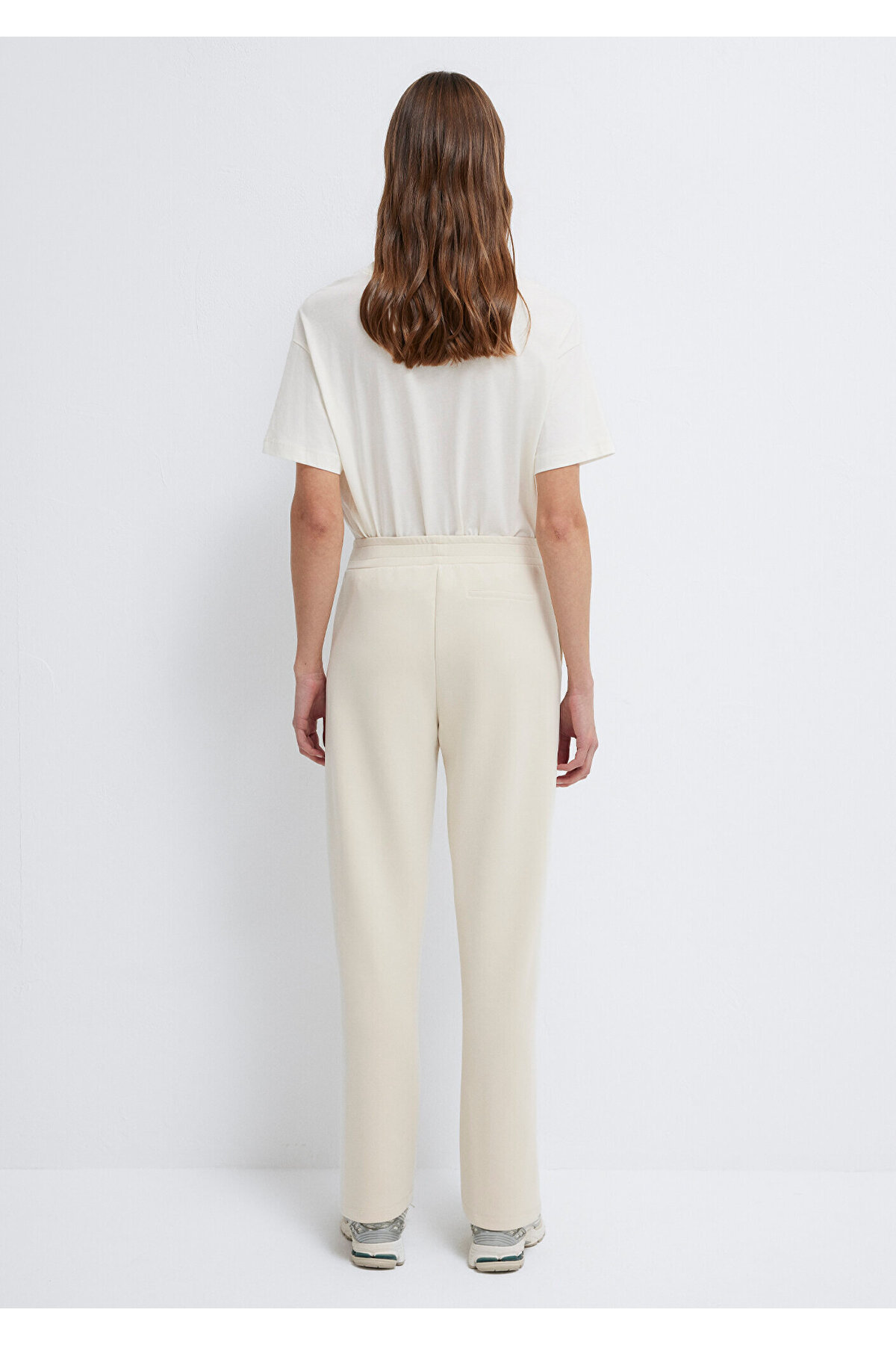 Sporty Lux Ekru (TENCEL™) Modal Karışımlı Eşofman Altı 1010634-70065