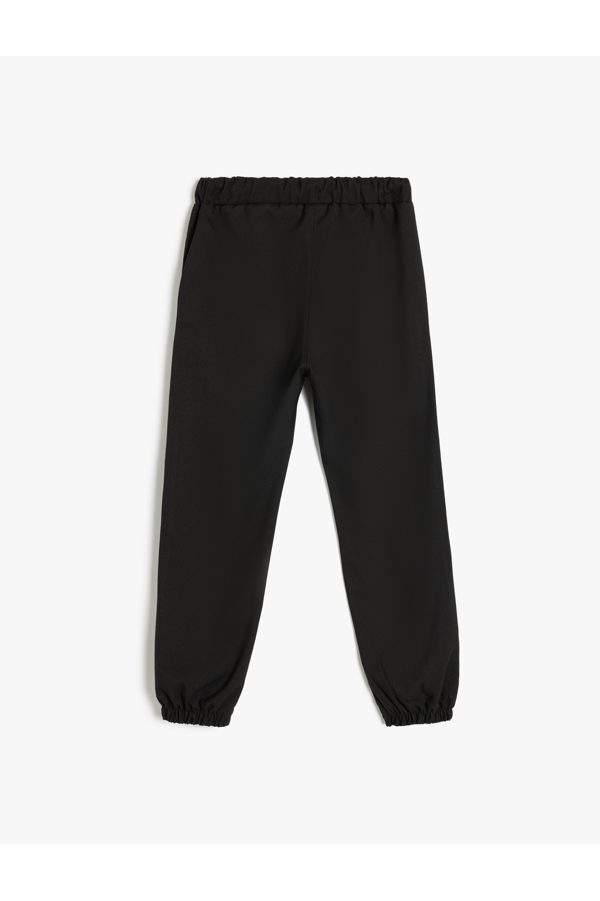 Standart Bel Cepli Düğme Detaylı Basic Jogger Pantolon