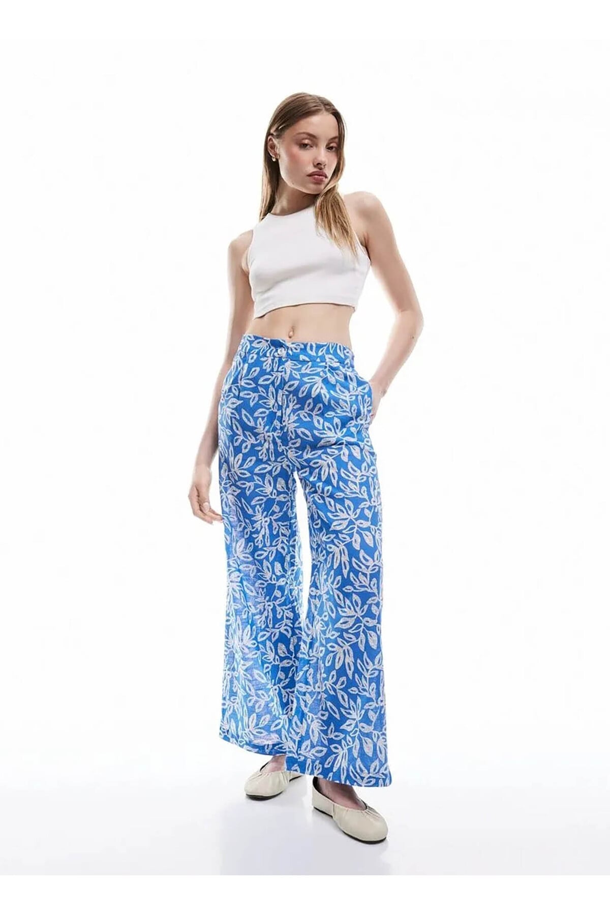 Standart Lacivert Kadın Pantolon 5SAL40063IW