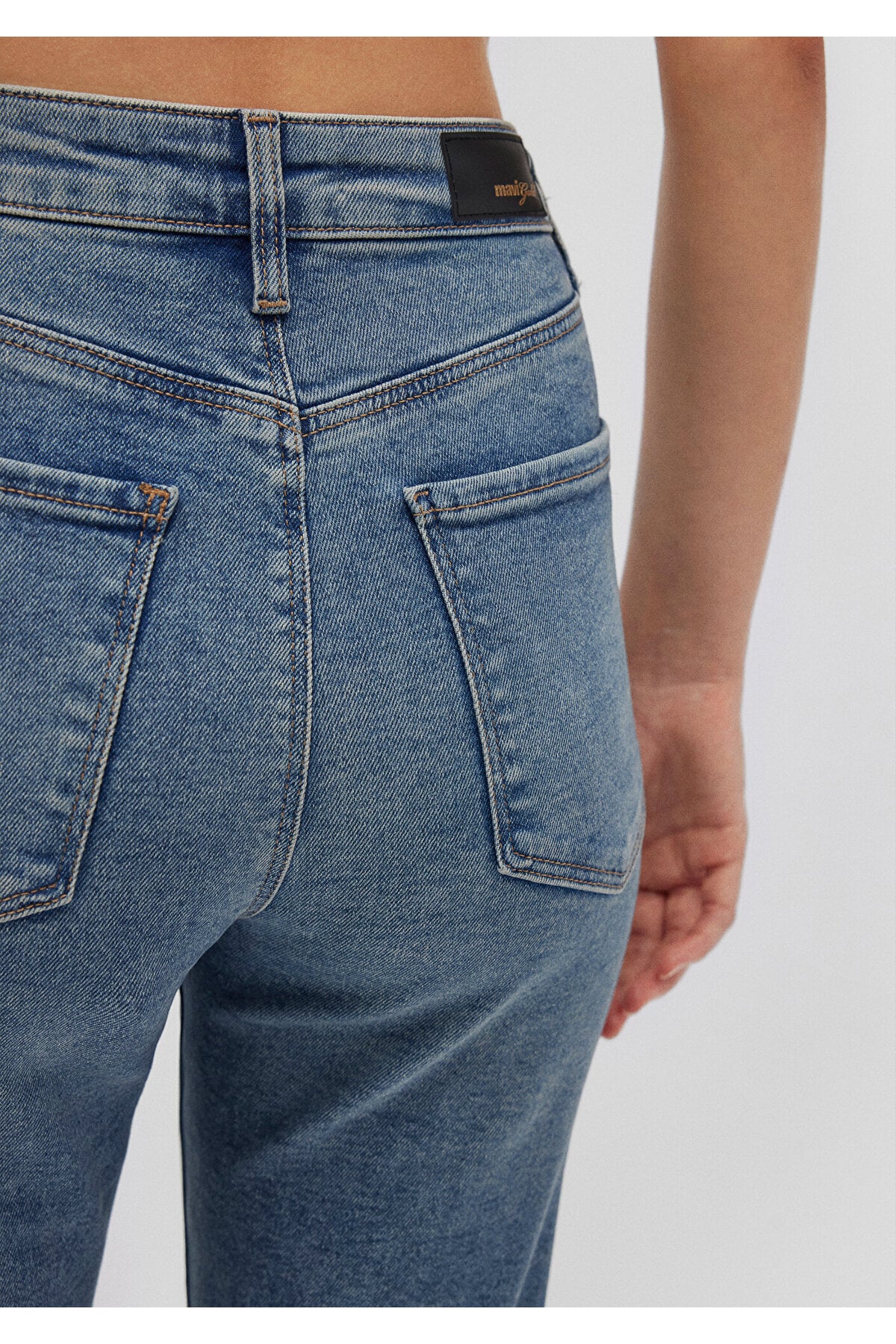 Star Gold Shape Puslu Indigo Mavisi Jean Pantolon 101077-87796
