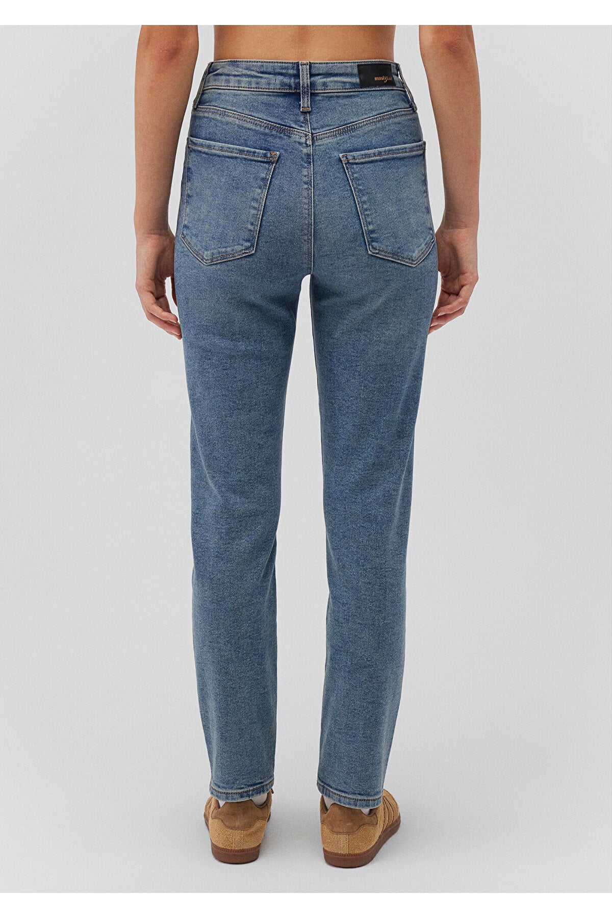 Star Gold Shape Puslu Indigo Mavisi Jean Pantolon 101077-87796
