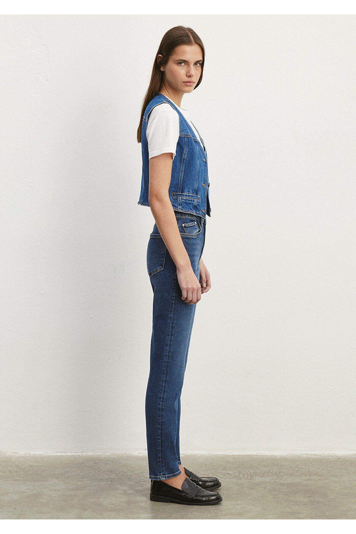 Star Gold Shape Vintage Indigo Mavisi Jean Pantolon 101077-85261