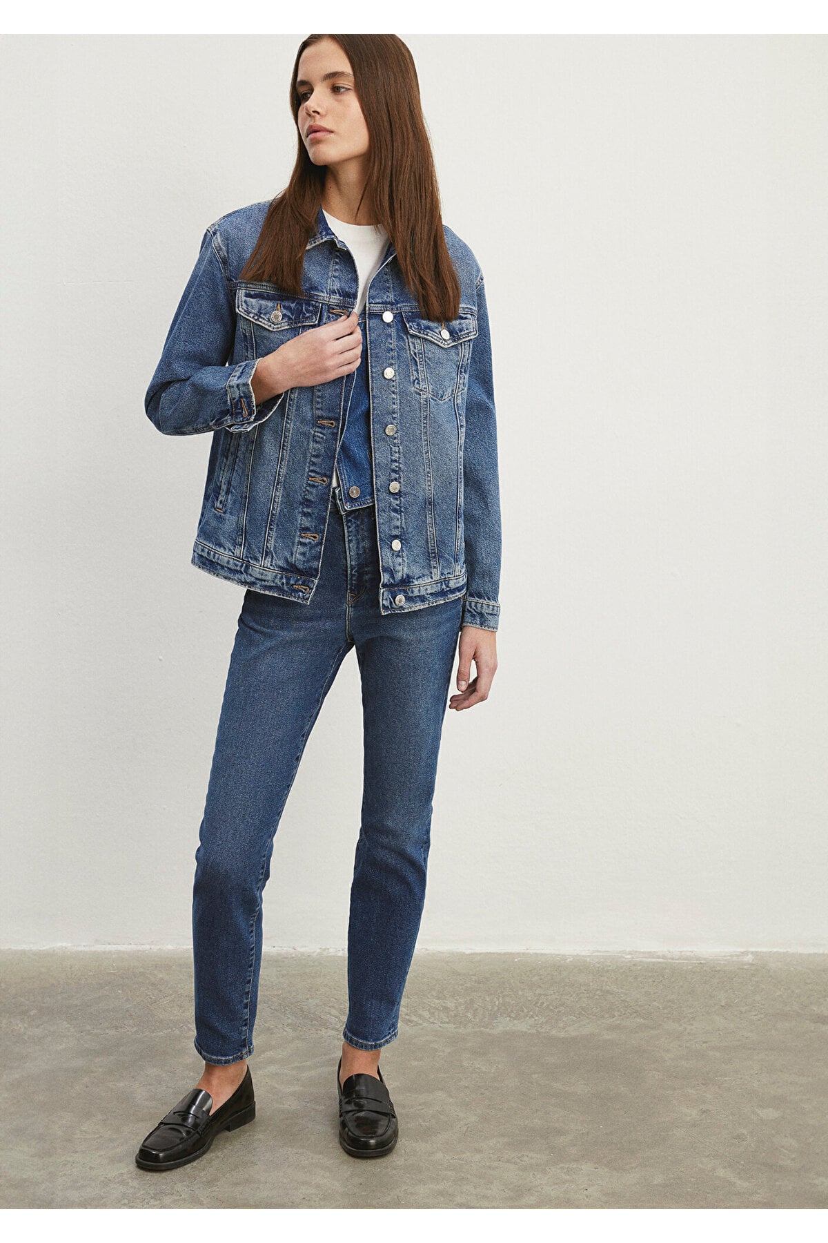 Star Gold Shape Vintage Indigo Mavisi Jean Pantolon 101077-85261